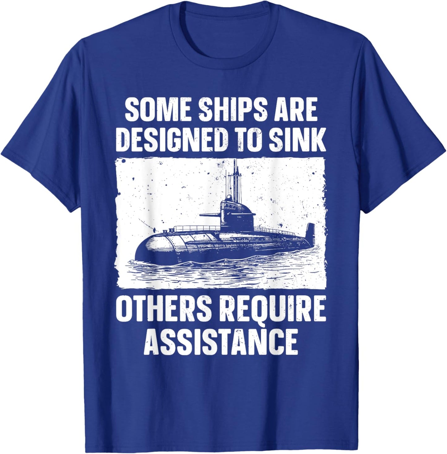 Submarine Art Women Submariner Submarine Veteran T-Shirt - T-Shirt | Royal