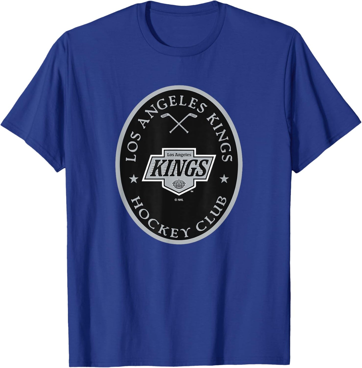 Los Angeles Kings Iconic Dark Heather Officially Licensed T-Shirt - T-Shirt | Royal