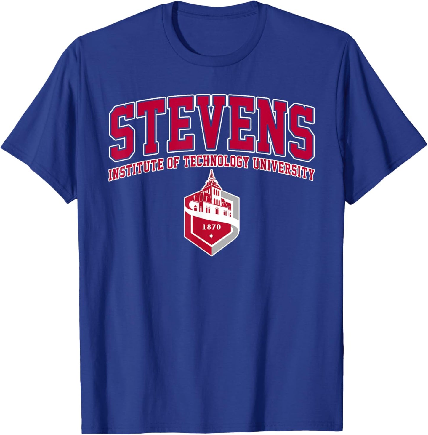 Stevens Institute of Technology University Vintage Sports T-Shirt - T-Shirt | Royal
