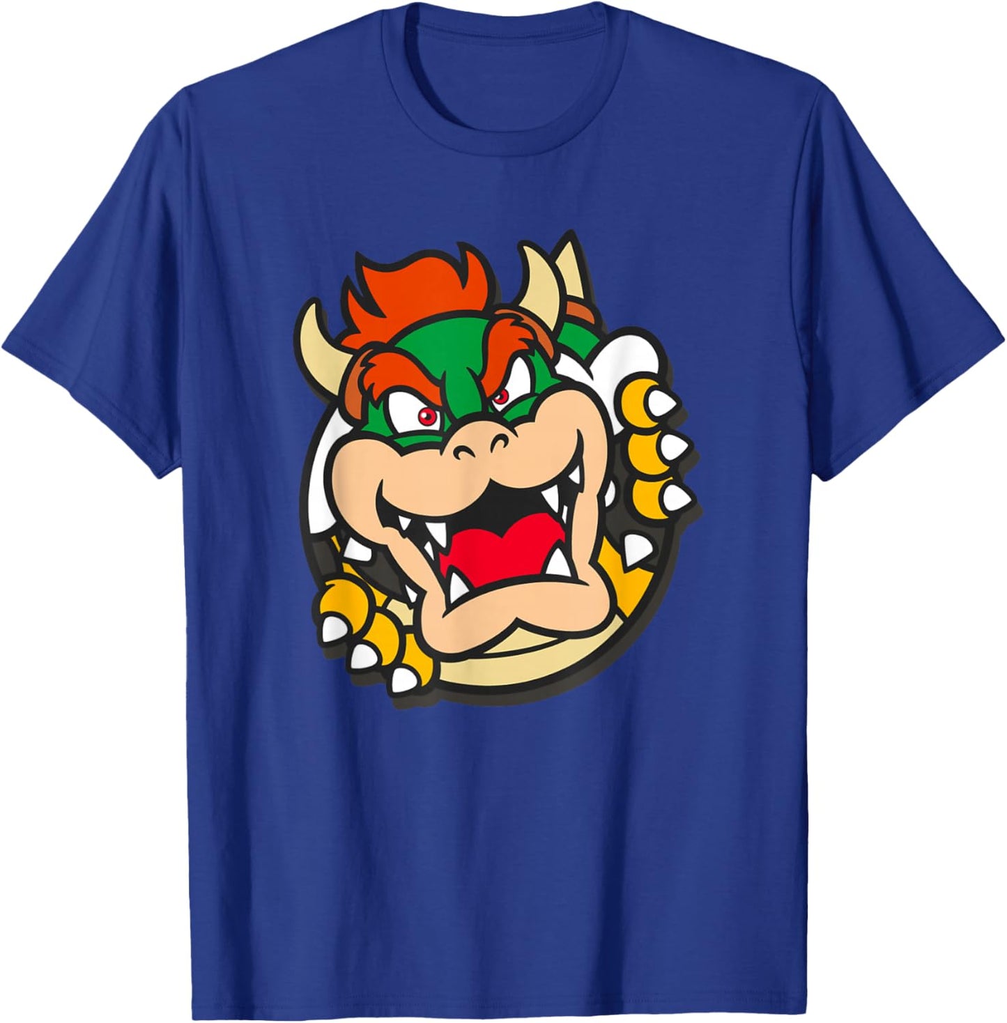 Super Mario Bowser Koopa Pop Out Portrait T-Shirt - T-Shirt | Royal