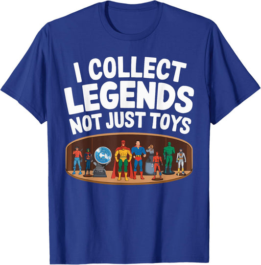 Action Figure Collector Toy Enthusiast Toy Collecting T-Shirt - T-Shirt | Royal