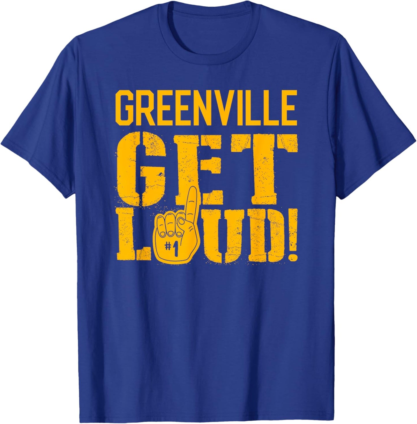 Greenville High School Get Loud! T-Shirt - T-Shirt | Royal