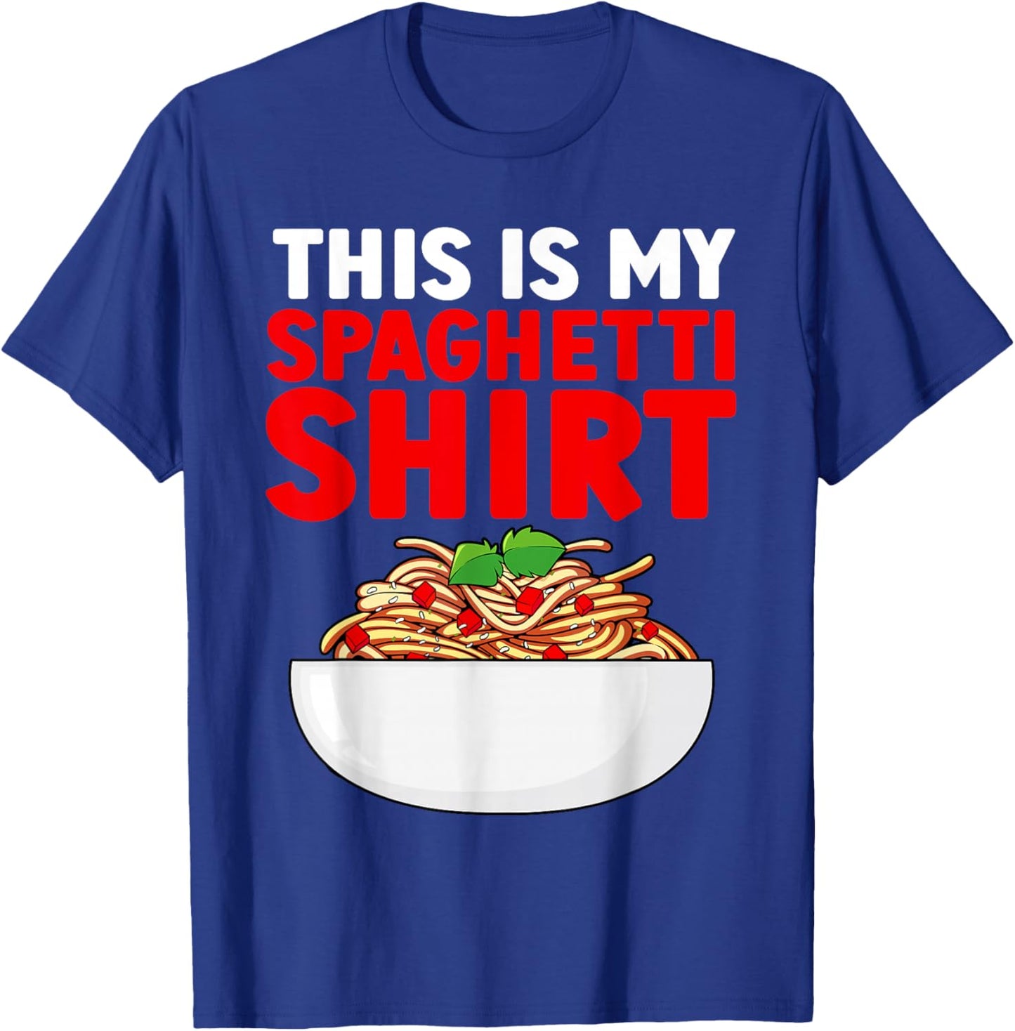 Cute Spaghetti Art Women Kids Pasta Spaghetti Lover T-Shirt - T-Shirt | Royal