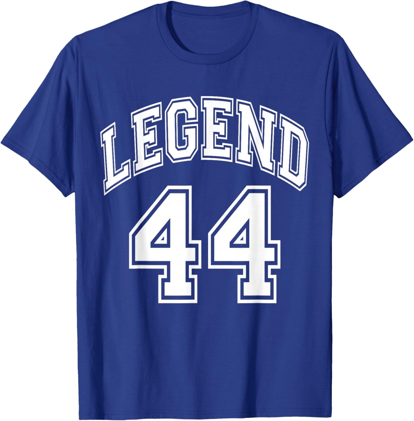 Legend 44 Years Old Number Team 44th Birthday 1944 T-Shirt - T-Shirt | Royal