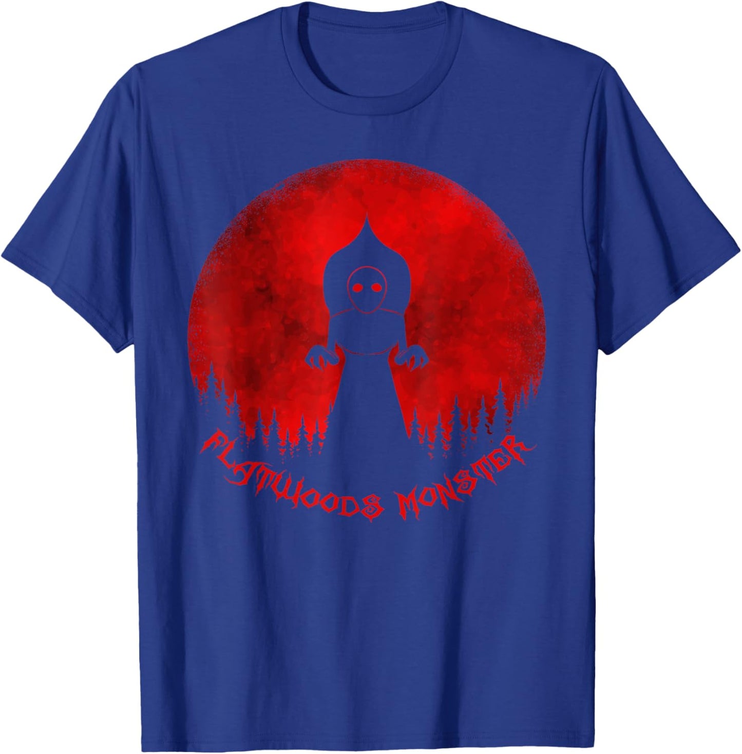 Cryptid Flatwoods Monster Moon Women Kids! Folklore T-Shirt - T-Shirt | Royal