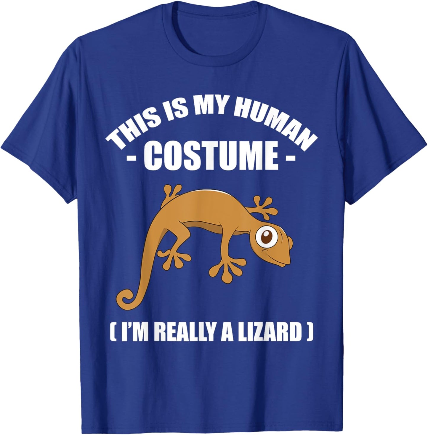 Silly Cute Halloween Lizard Costume For Toddlers Youths T-Shirt - T-Shirt | Royal