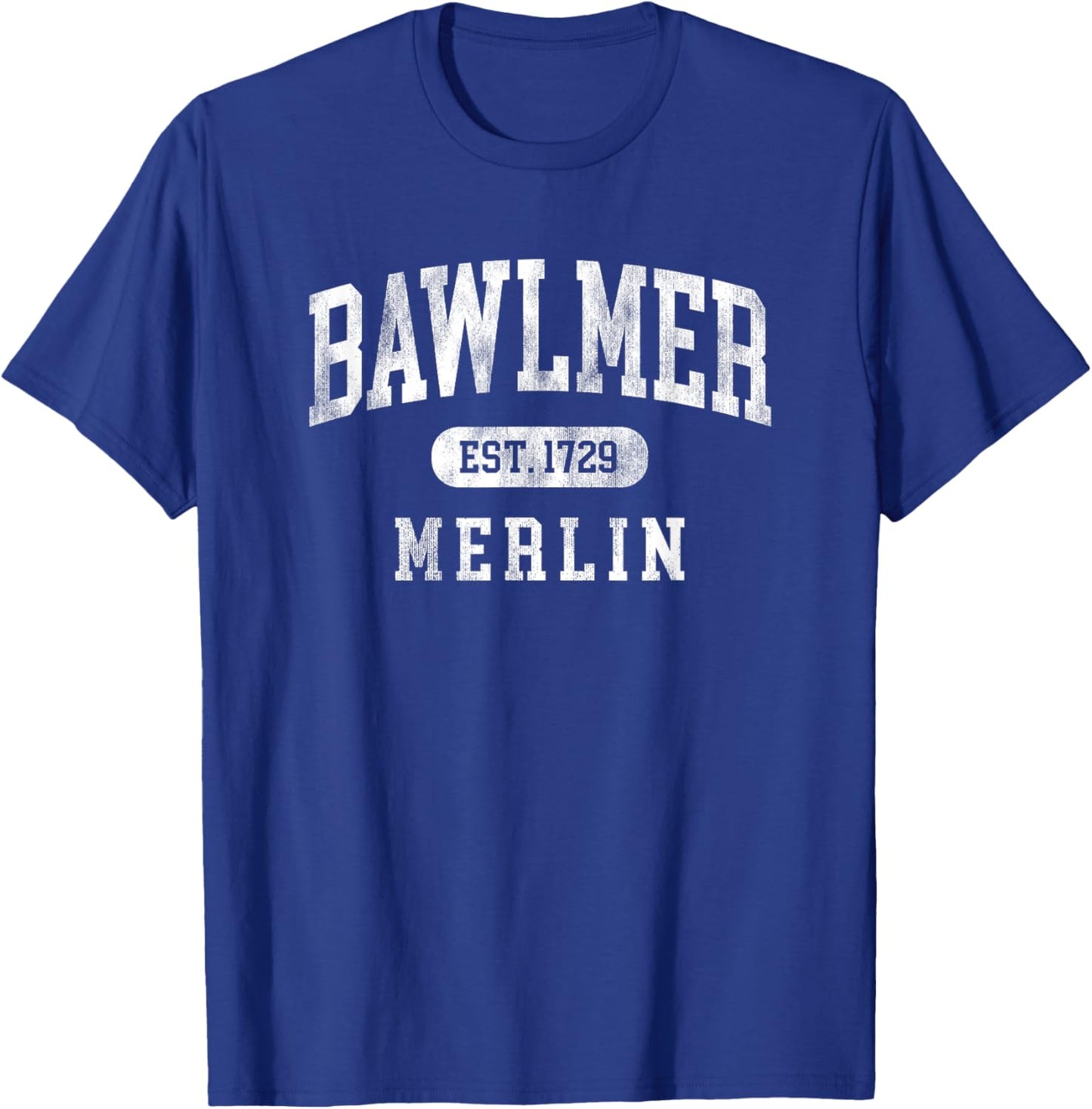 Bawlmer Merlin Charm City Funny Baltimore MD Slang Souvenir T-Shirt - T-Shirt | Royal