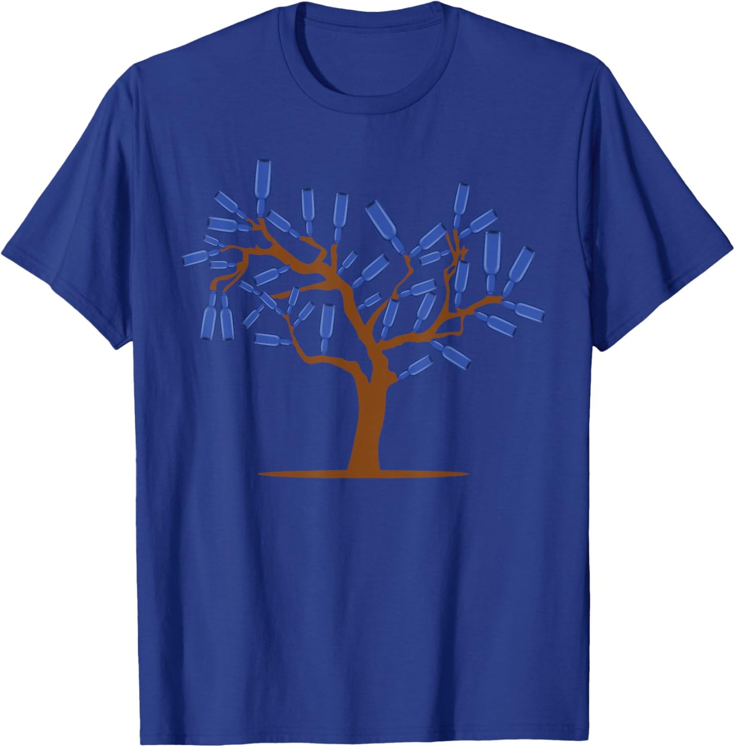 Blue Bottle Tree Gullah Catch Evil Spirits T-Shirt - T-Shirt | Royal