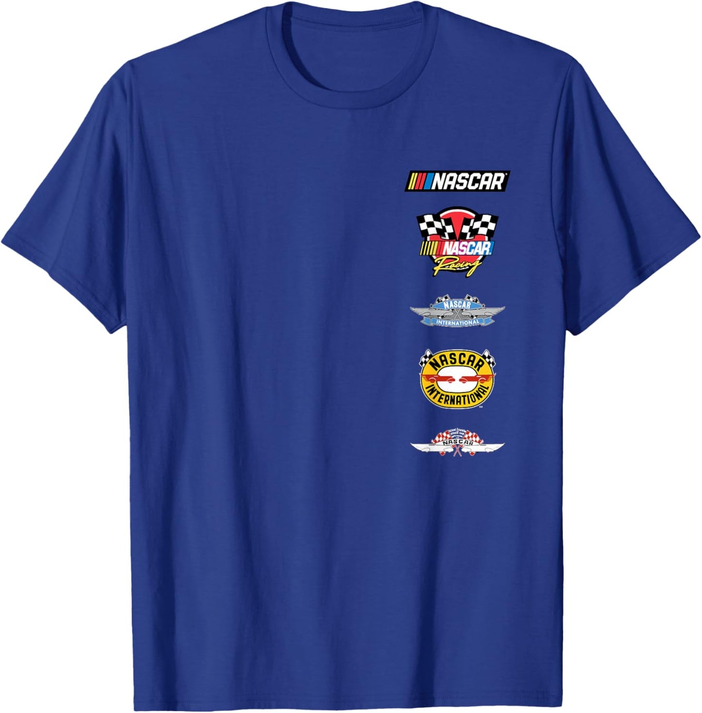 NASCAR - Stacked Historical Racing Logos T-Shirt - T-Shirt | Royal
