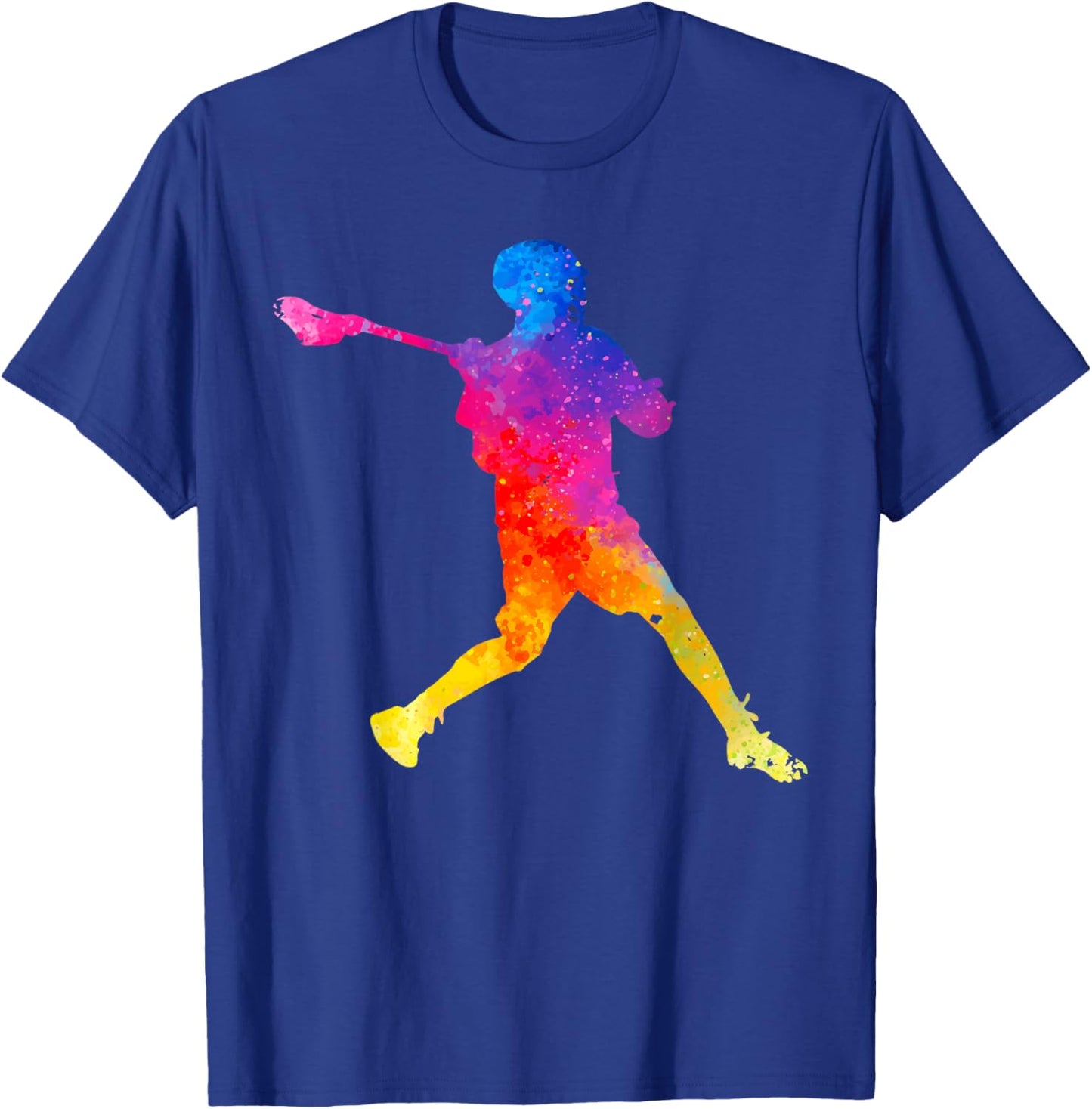 Lacrosse Player Kids Boys Youth T-Shirt - T-Shirt | Royal