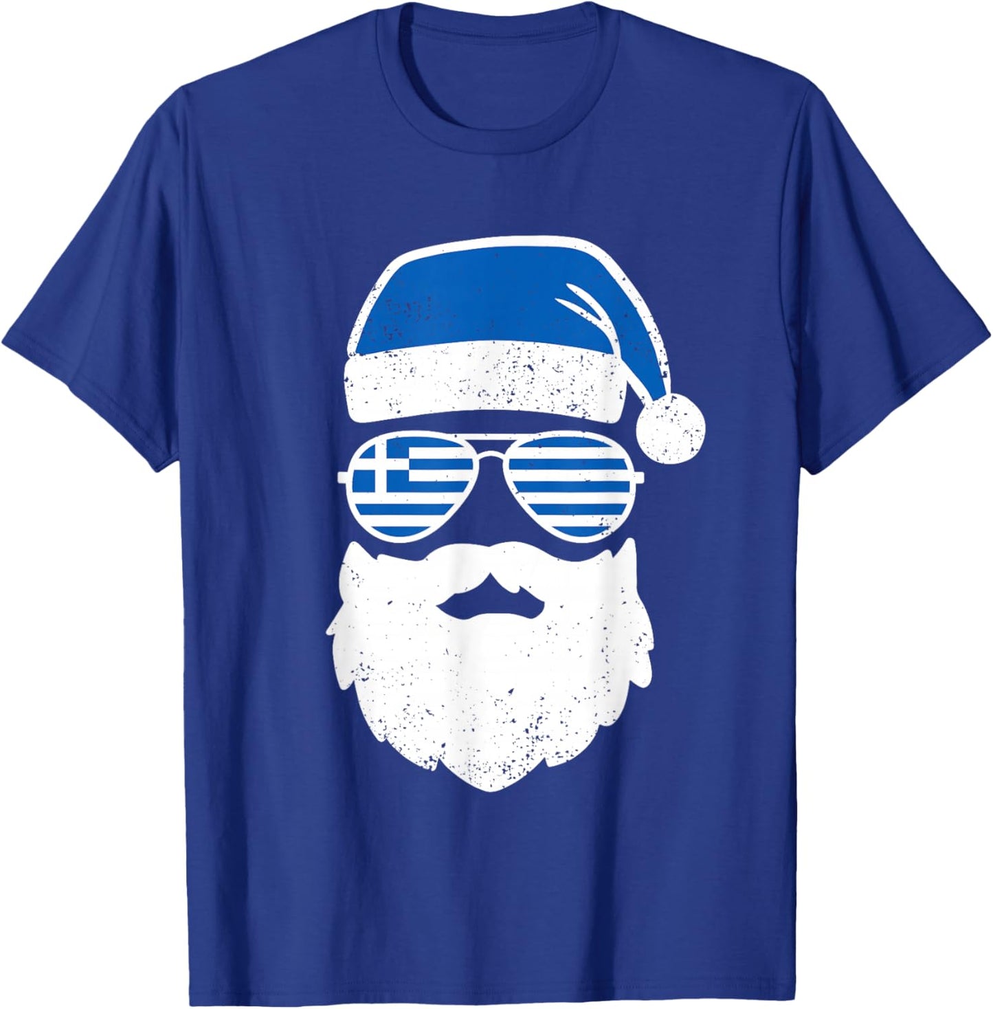 Funny Greek Christmas Pajama Funny Greek Matching Family T-Shirt - T-Shirt | Royal