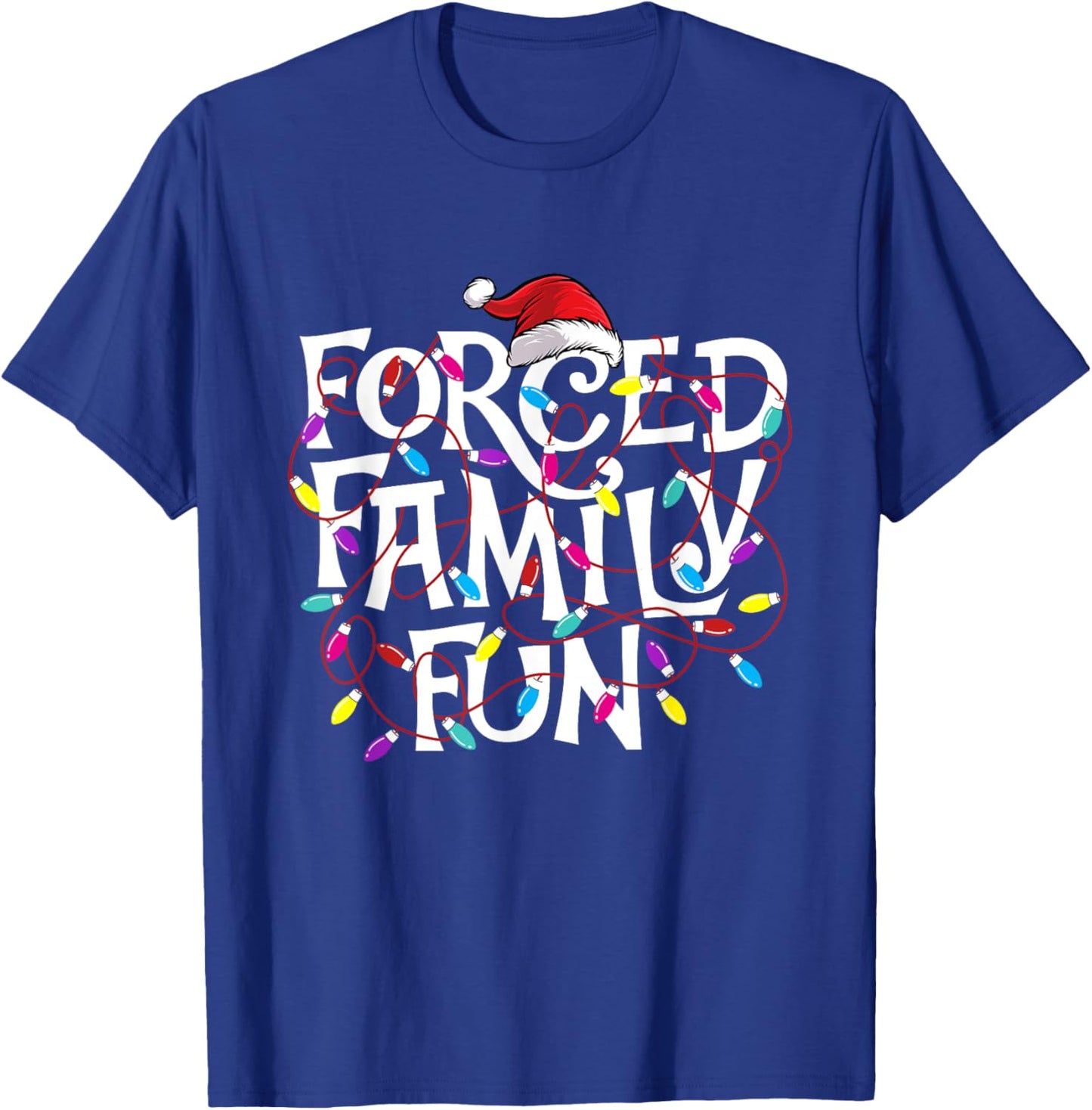 Forced Family Fun - Xmas Christmas Squad T-Shirt - T-Shirt | Royal
