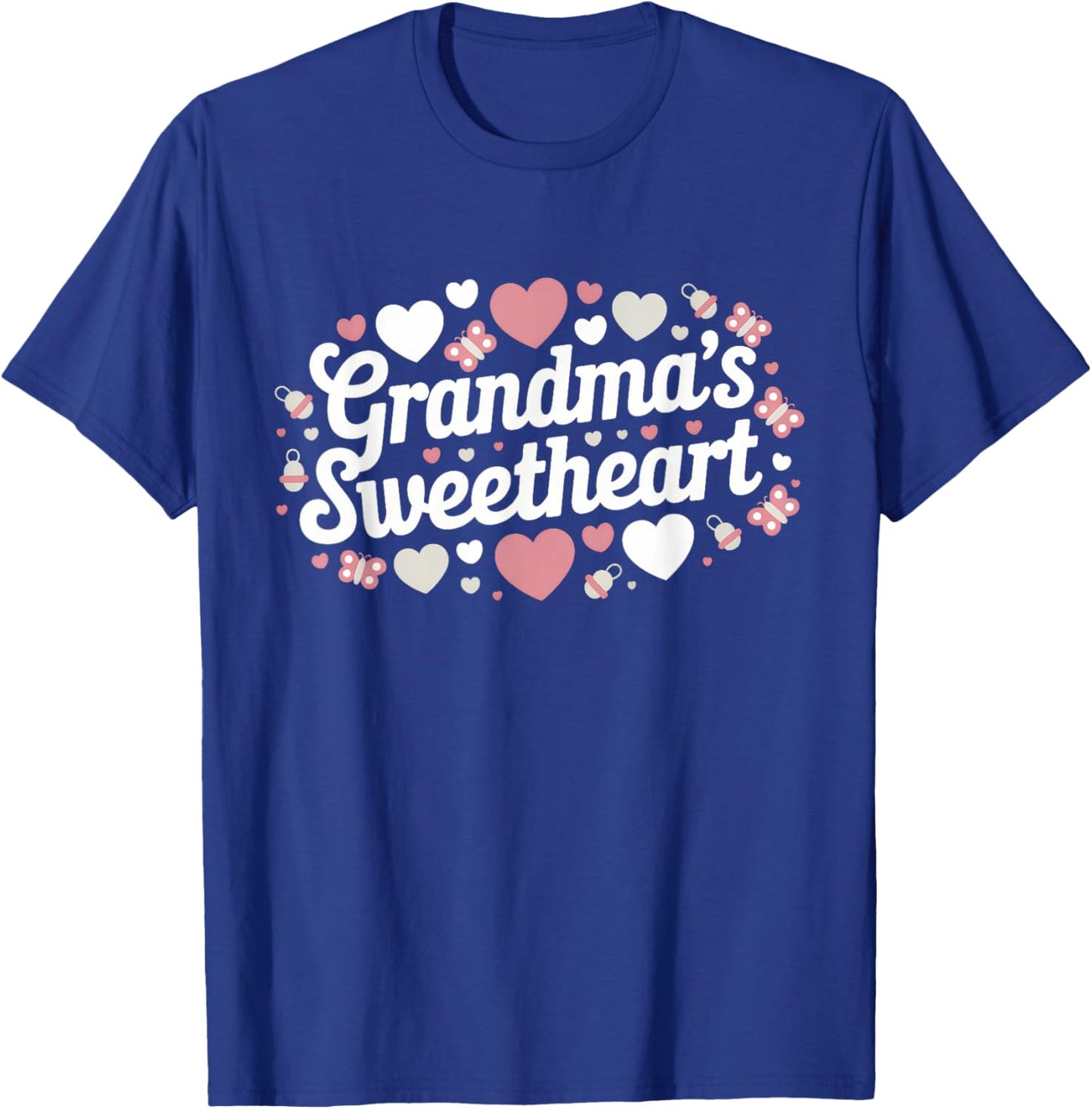 Grandma's Sweetheart Gender Reveal Girl T-Shirt - T-Shirt | Royal