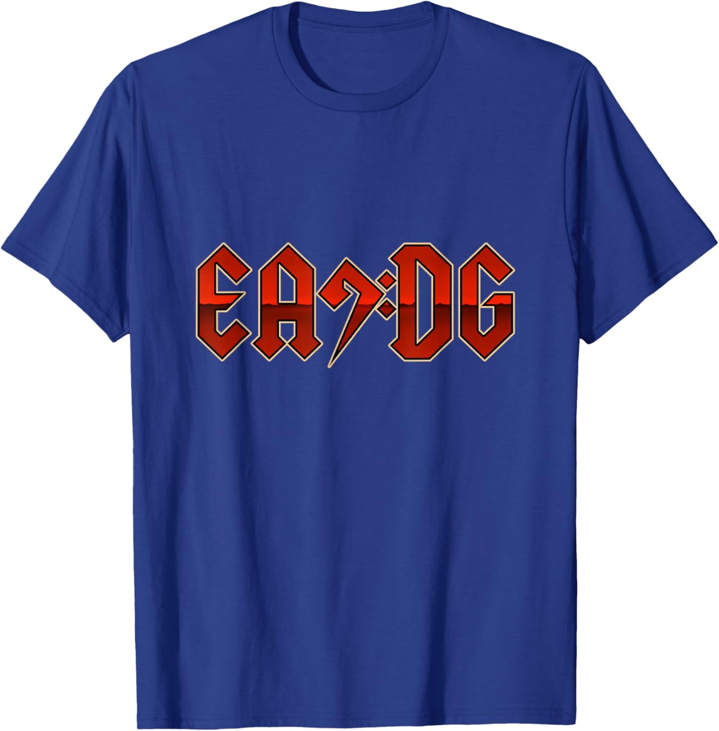 Bass Guitar EADG Bass Clef for Bassist T-Shirt - T-Shirt | Royal