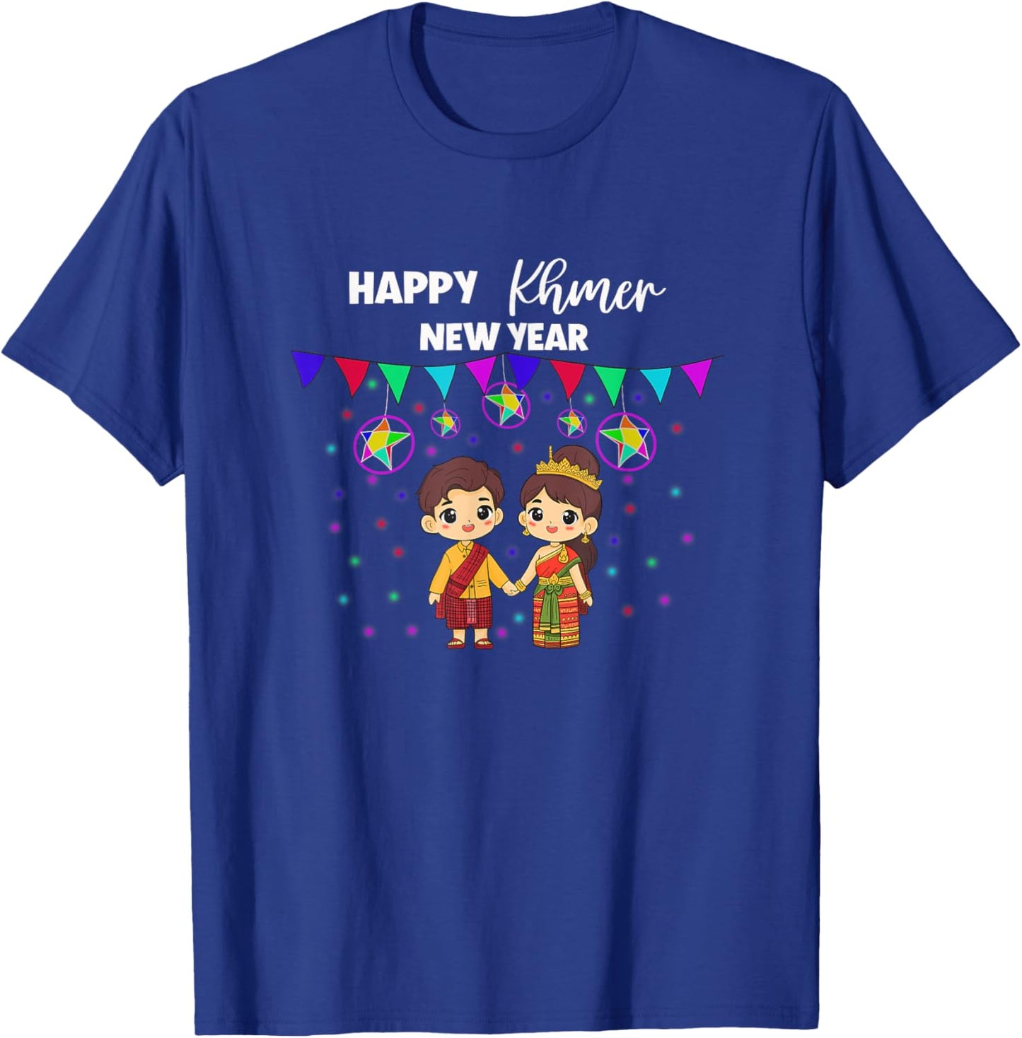 Cambodia Cambodian Boy Happy Khmer New Year Khmer Girl T-Shirt - T-Shirt | Royal