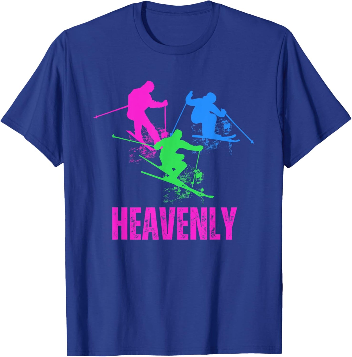 Heavenly California Ski Resort Skiers T-Shirt - T-Shirt | Royal