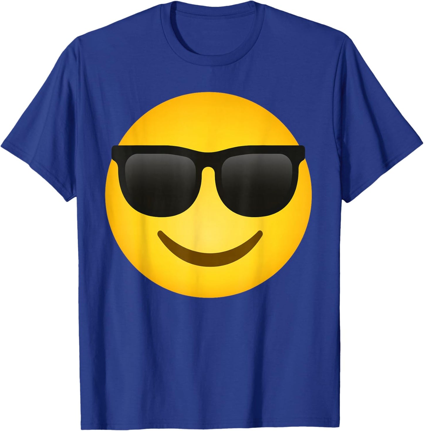 Emoticon Stay Chill Sunglasses Face T-Shirt - T-Shirt | Royal