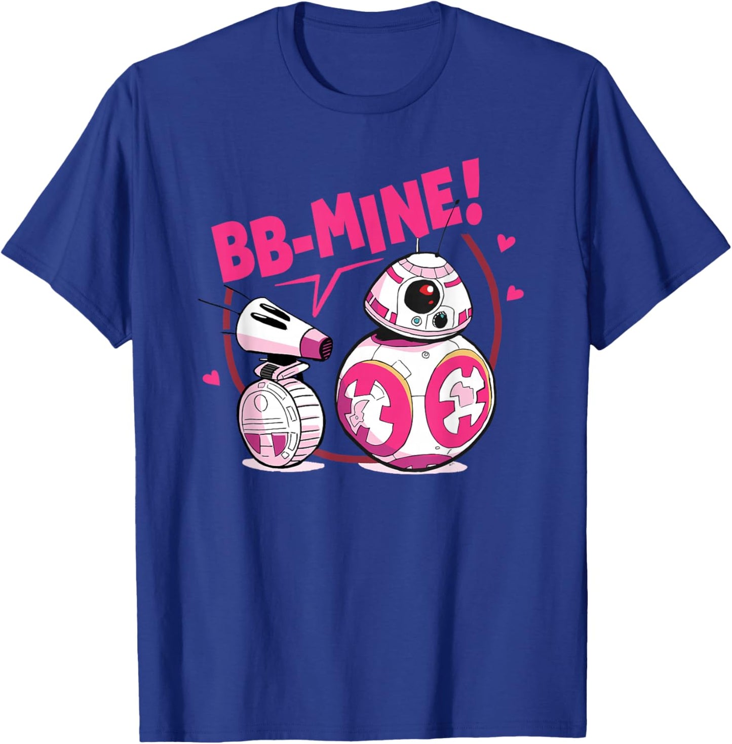 Star Wars Valentine's Day BB-8 and D-O Cute Love BB Refill T-Shirt - T-Shirt | Royal