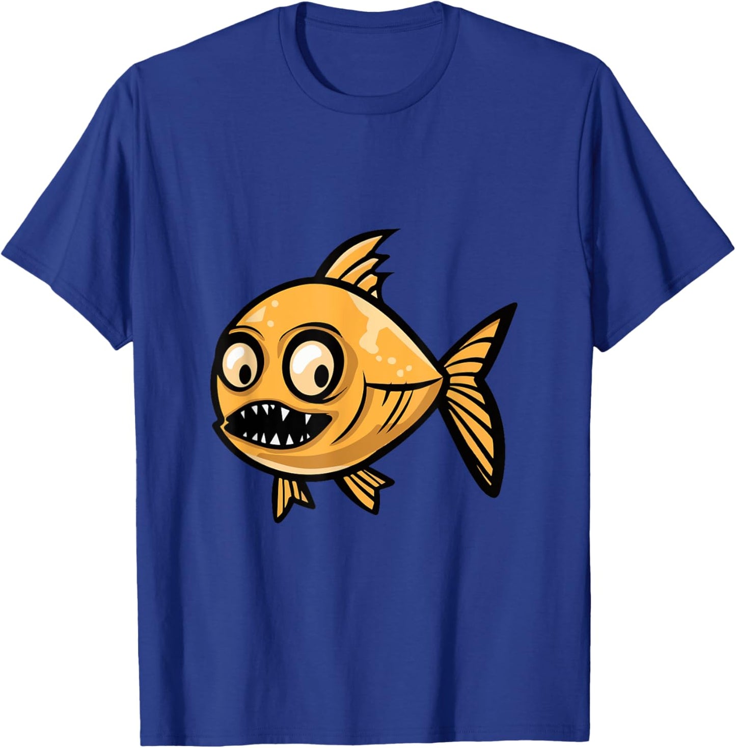 Funny Halloween Goldfish Zombie T-Shirt - T-Shirt | Royal