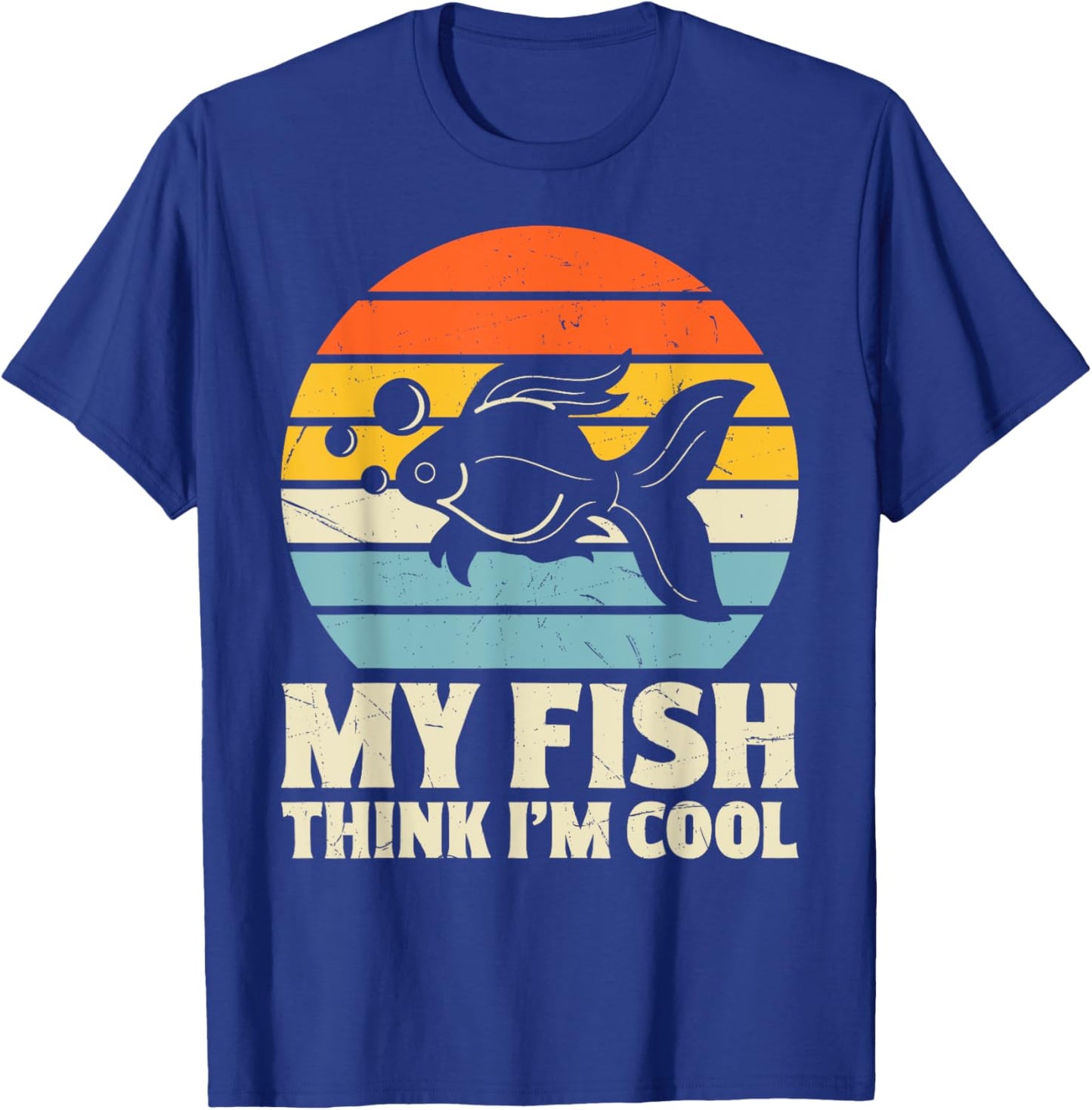 Aquarium Fishkeeper Funny Men Women Fish Tank Fishkeeping T-Shirt - T-Shirt | Royal