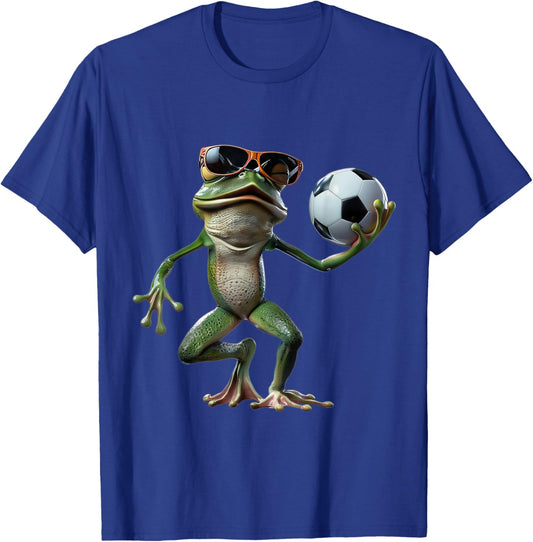 Frog Soccer T-Shirt - T-Shirt | Royal
