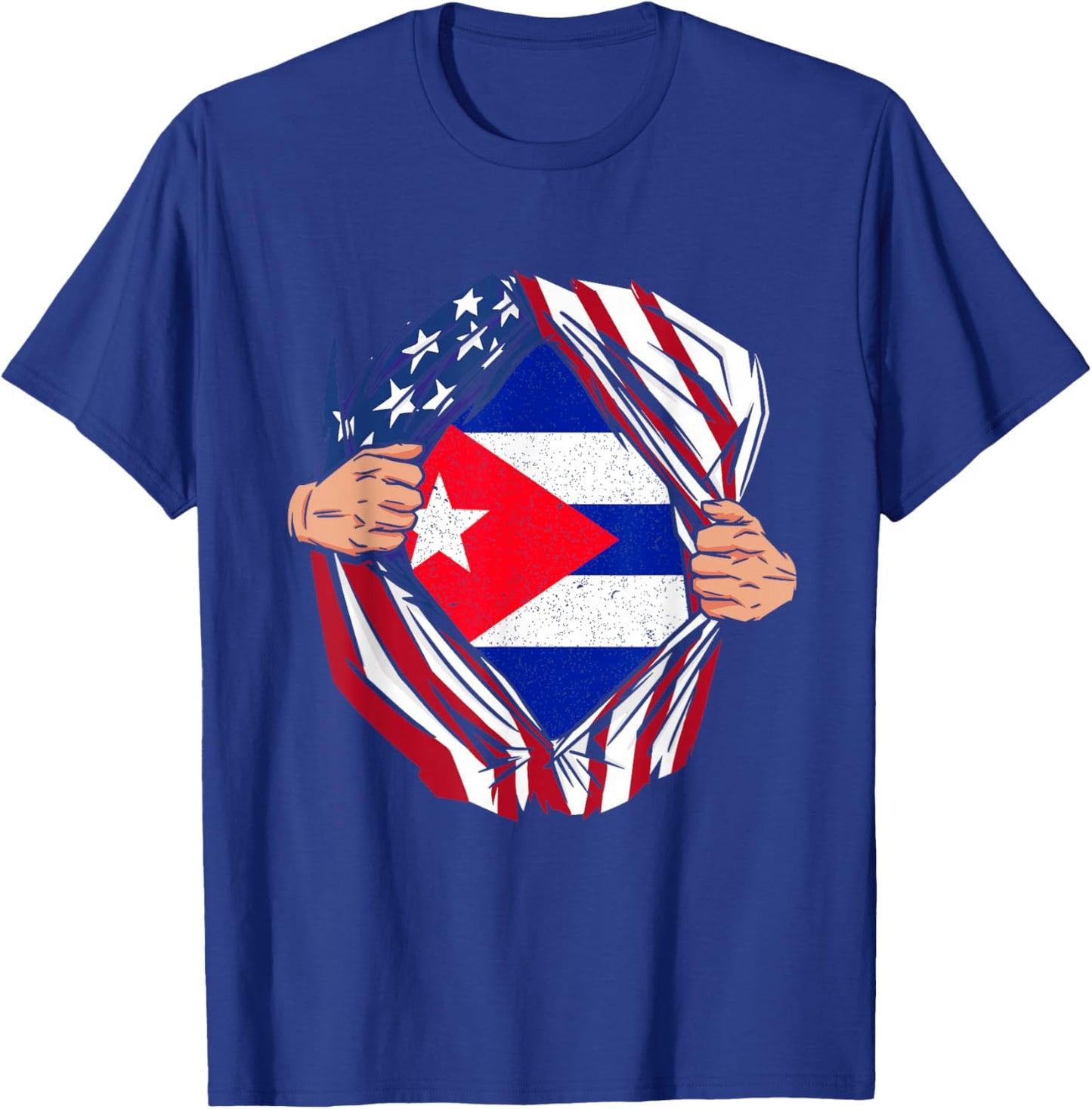 Cuban Pride Flag Cuba Lover Funny National Expat Heritage T-Shirt - T-Shirt | Royal