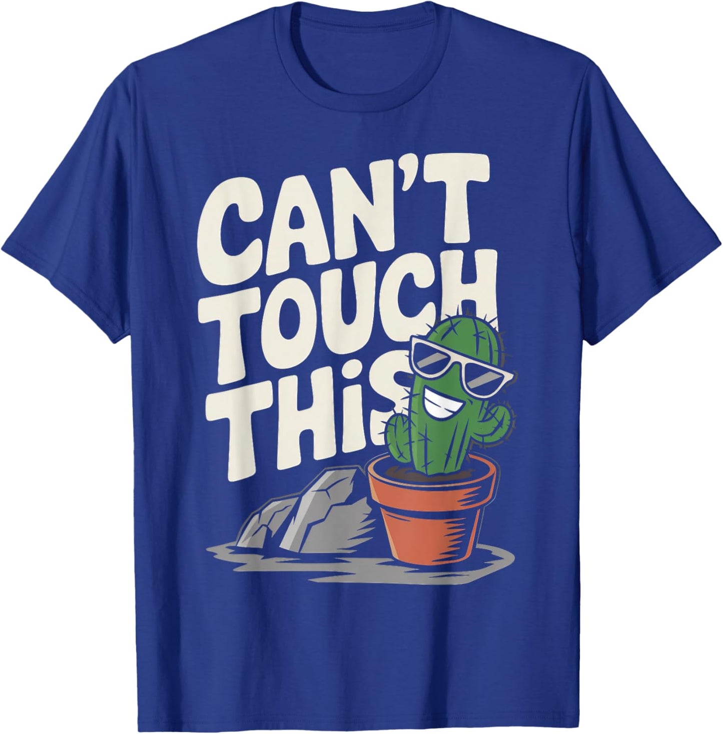 Can't Touch This Cool Cactus T-Shirt - T-Shirt | Royal