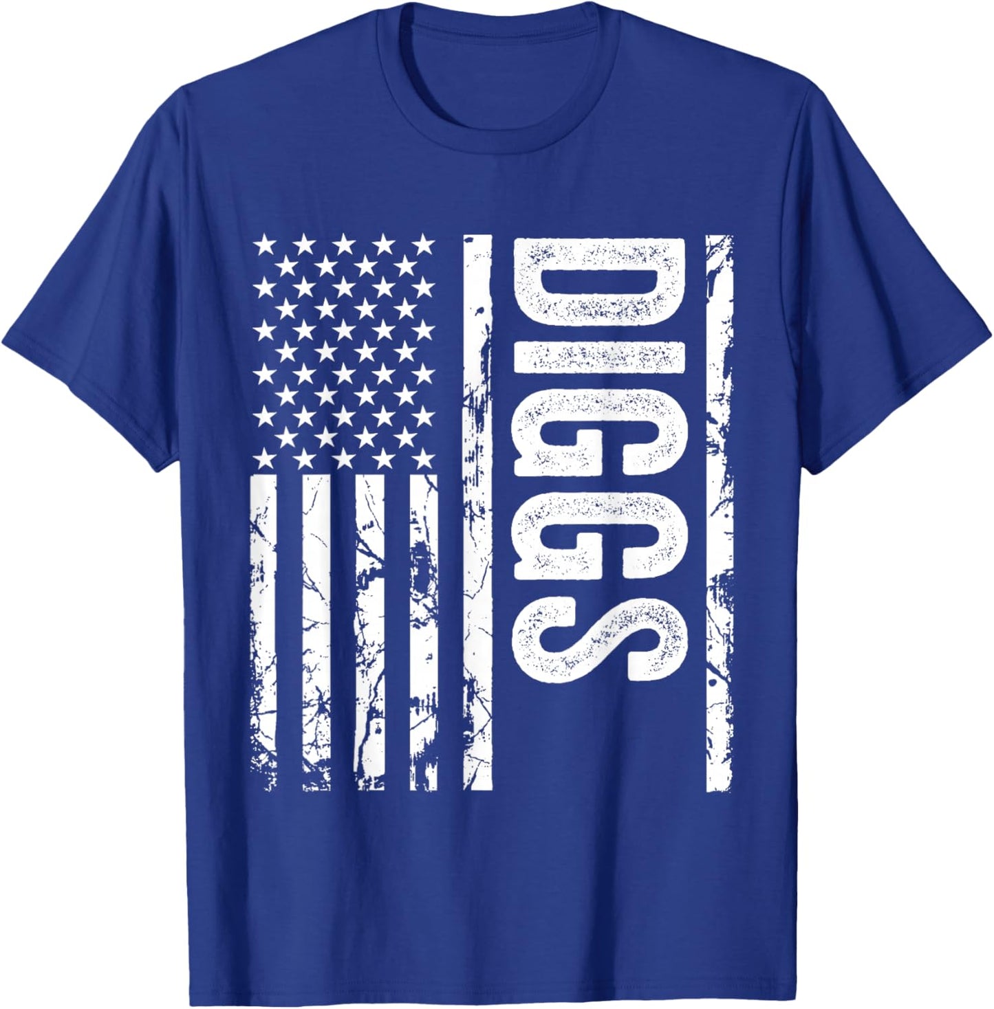 Diggs Last Name Funny Surname Team Diggs Family Reunion T-Shirt - T-Shirt | Royal