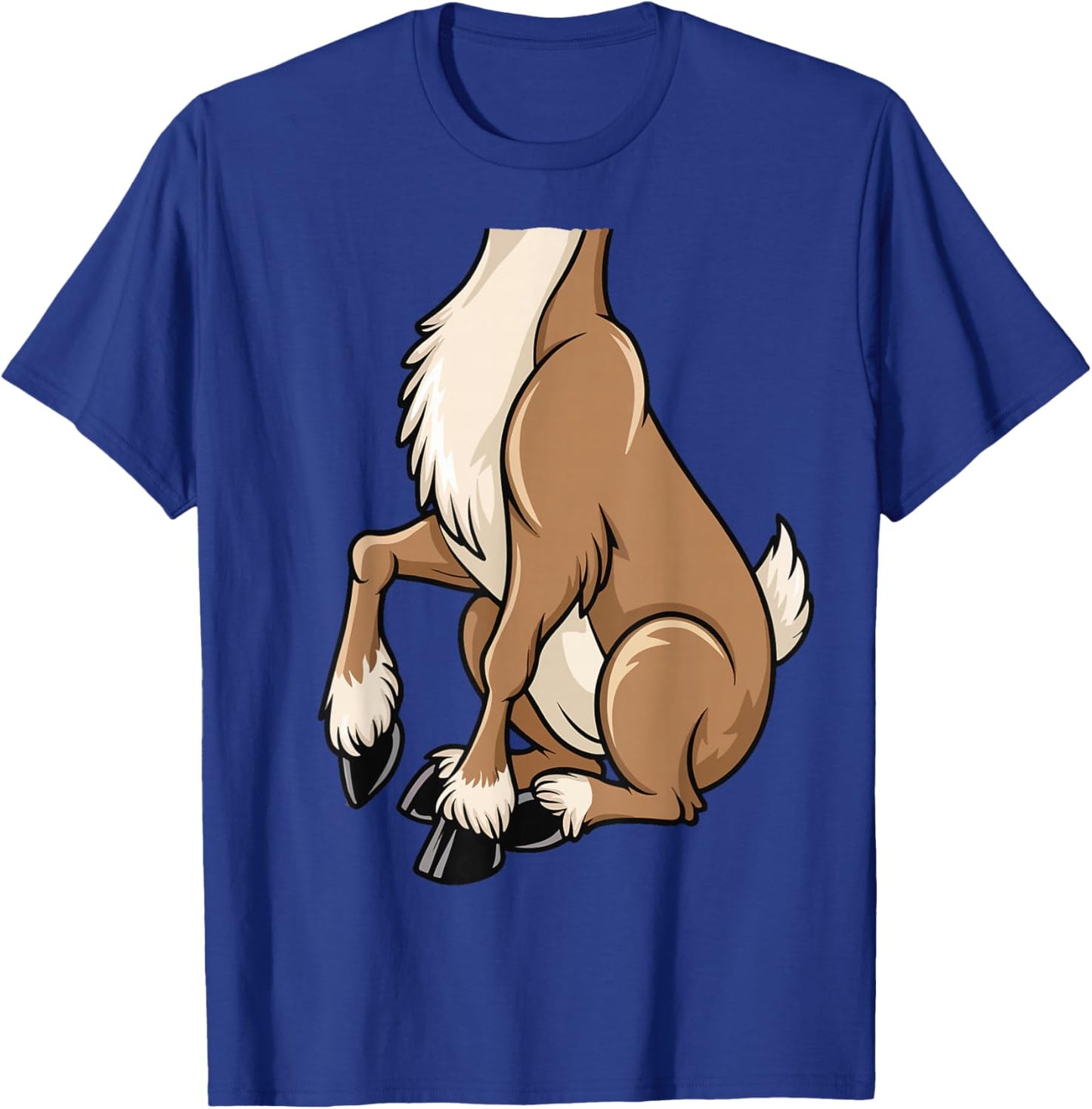 Reindeer Shirt Adult Kids Men Women Brown Deer Costume T-Shirt - T-Shirt | Royal