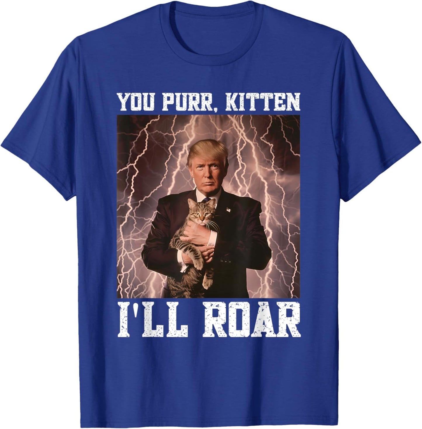Cringy Alpha Trump Kitten Meme Cat Protector Cringe Trump Women T-Shirt - T-Shirt | Royal
