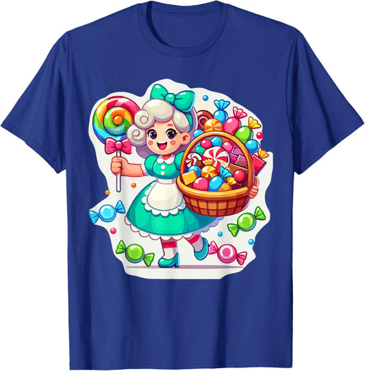 Giant Candy Land Game Crew Candy Land Costumes Adult Women T-Shirt - T-Shirt | Royal