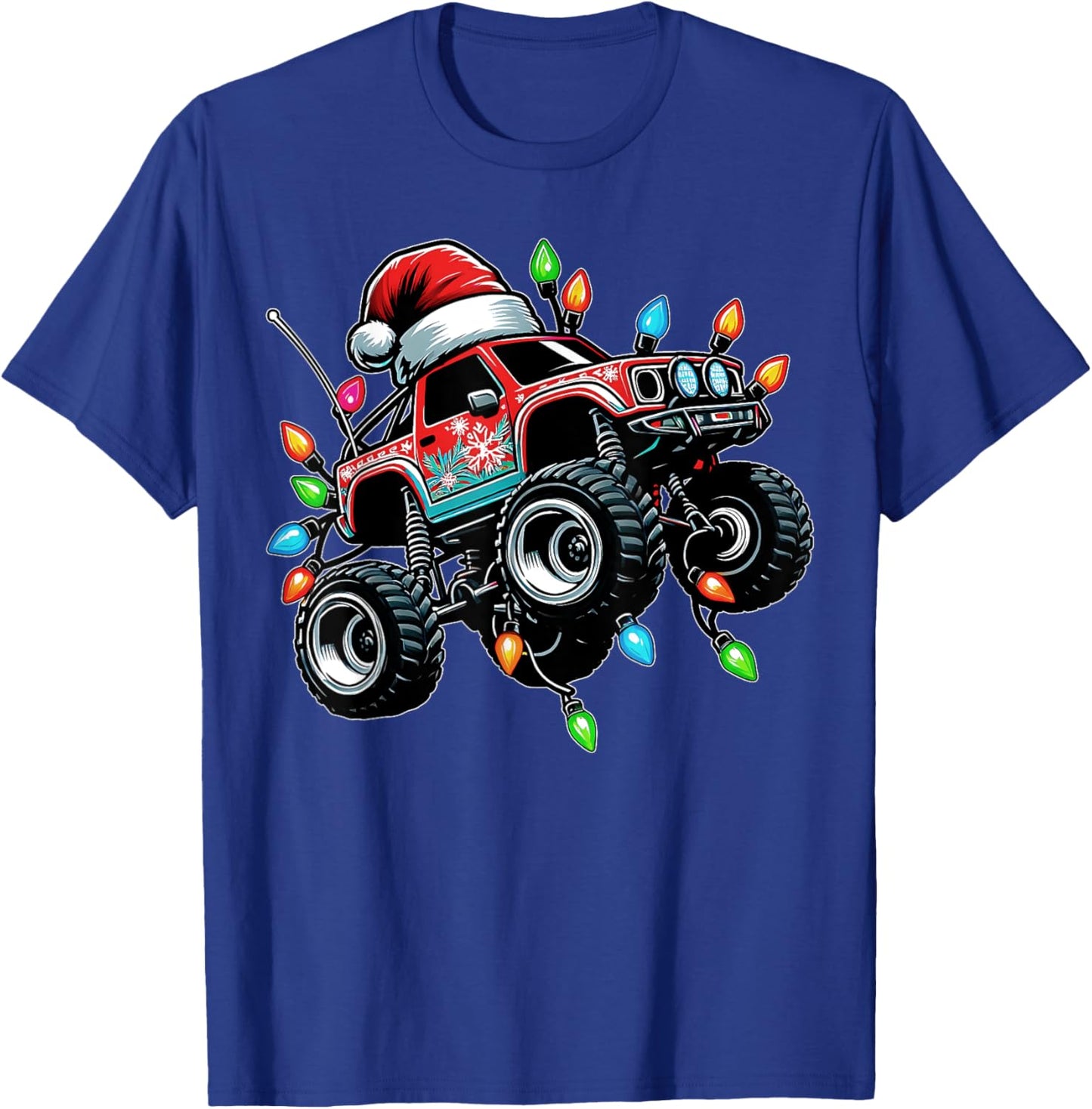 RC Car Racing Christmas Hat Xmas T-Shirt - T-Shirt | Royal