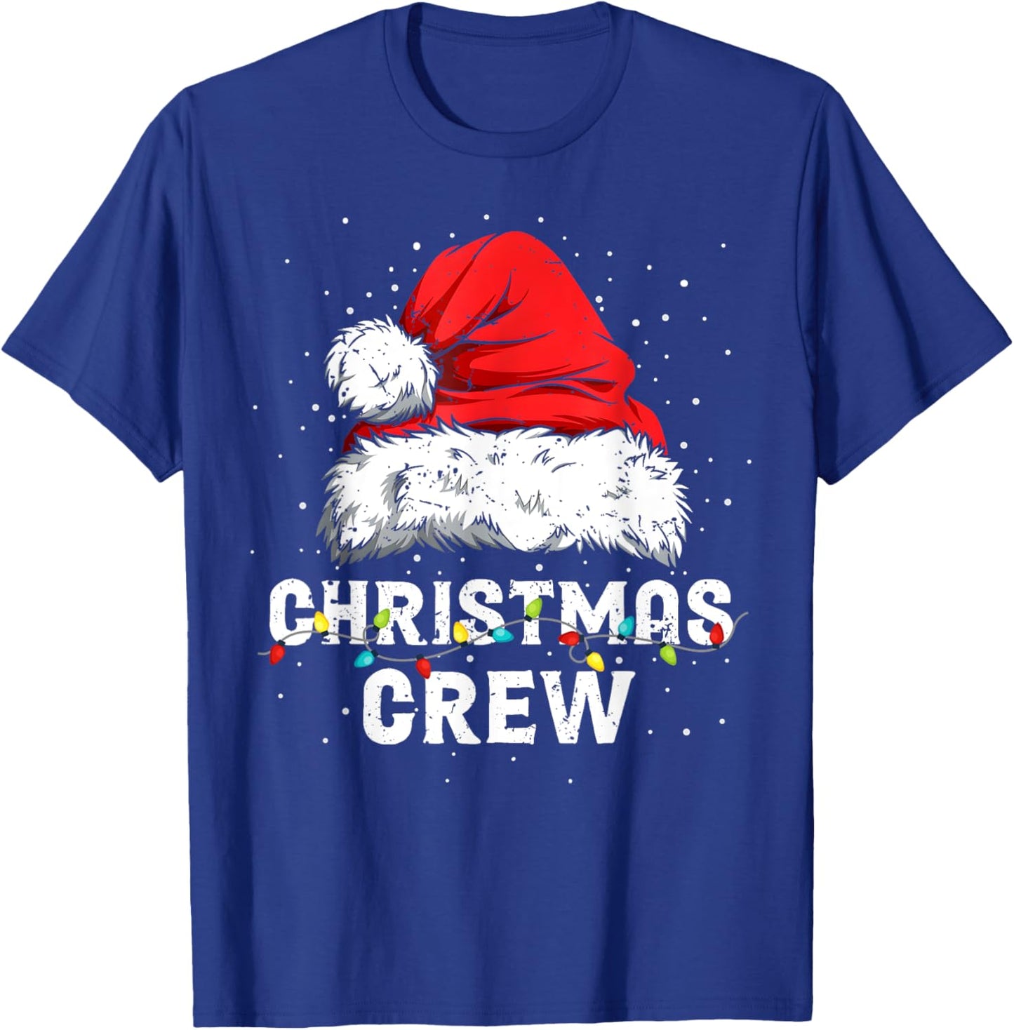 Christmas Crew Family Group Matching Christmas Pajama Party T-Shirt - T-Shirt | Royal