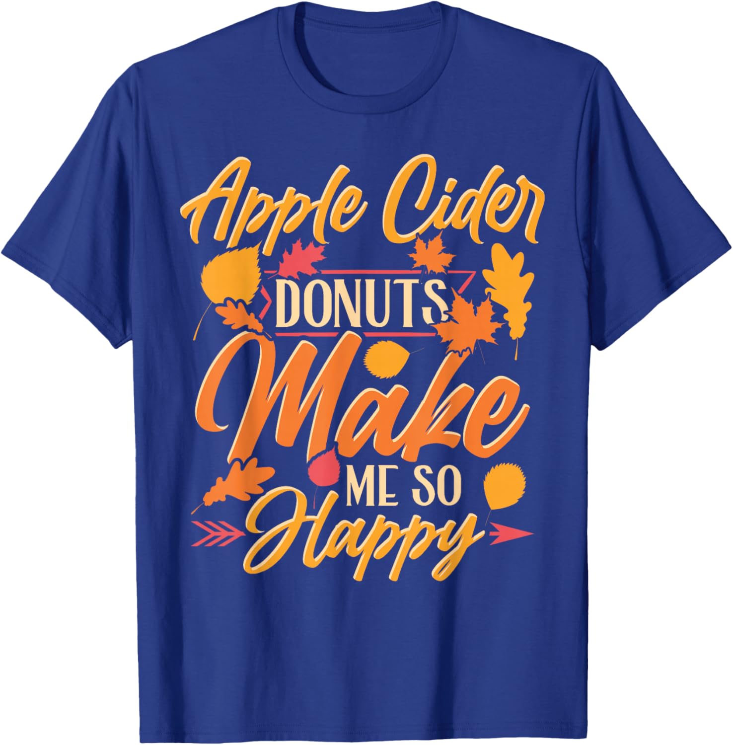 Delicious Apple Cider Donuts Autumn Time T-Shirt - T-Shirt | Royal
