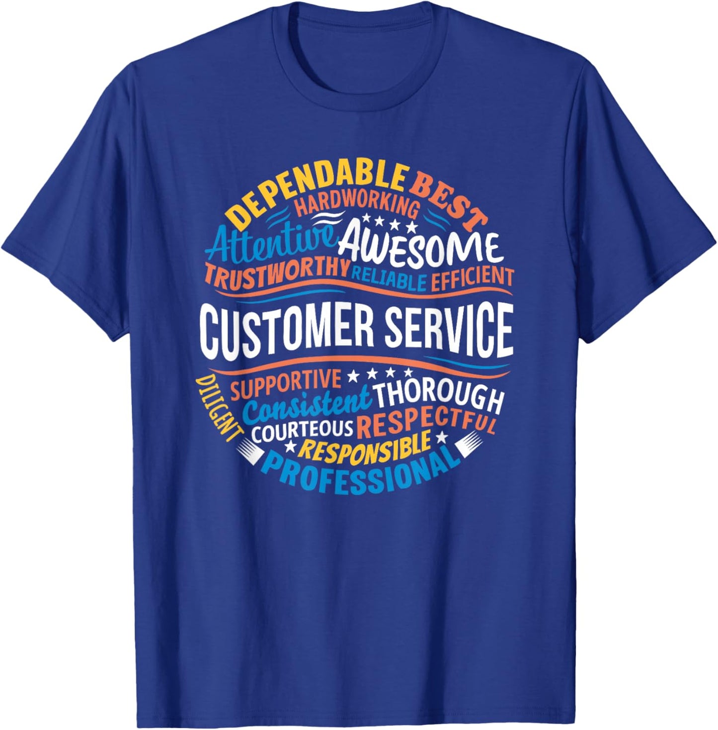 Customer Service Shirts Appreciation Customer Service Week T-Shirt - T-Shirt | Royal