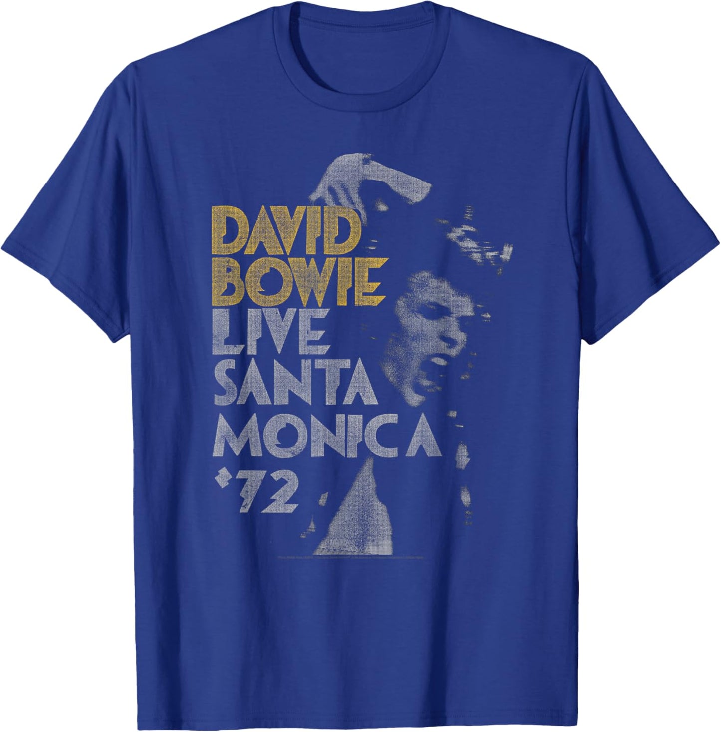 David Bowie - Live Santa Monica '72 T-Shirt - T-Shirt | Royal