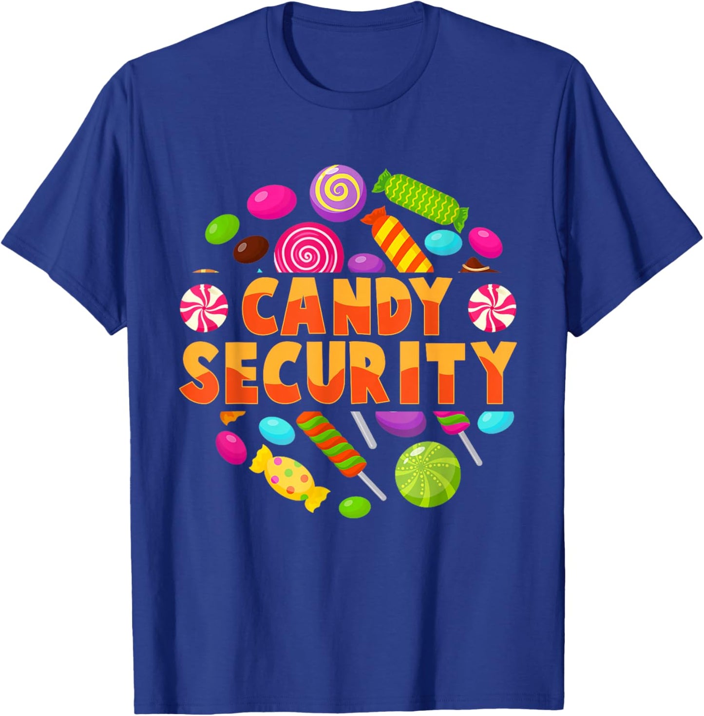 Candy Security Funny Candy Land Costume Candyland Party T-Shirt - T-Shirt | Royal