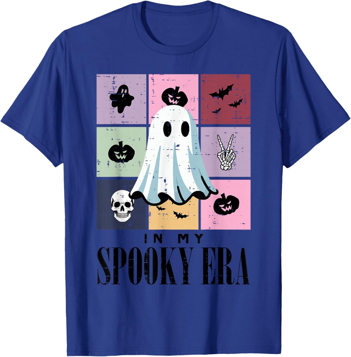 In My Spooky Era Ghost Retro Halloween Women Girls Teens T-Shirt - T-Shirt | Royal