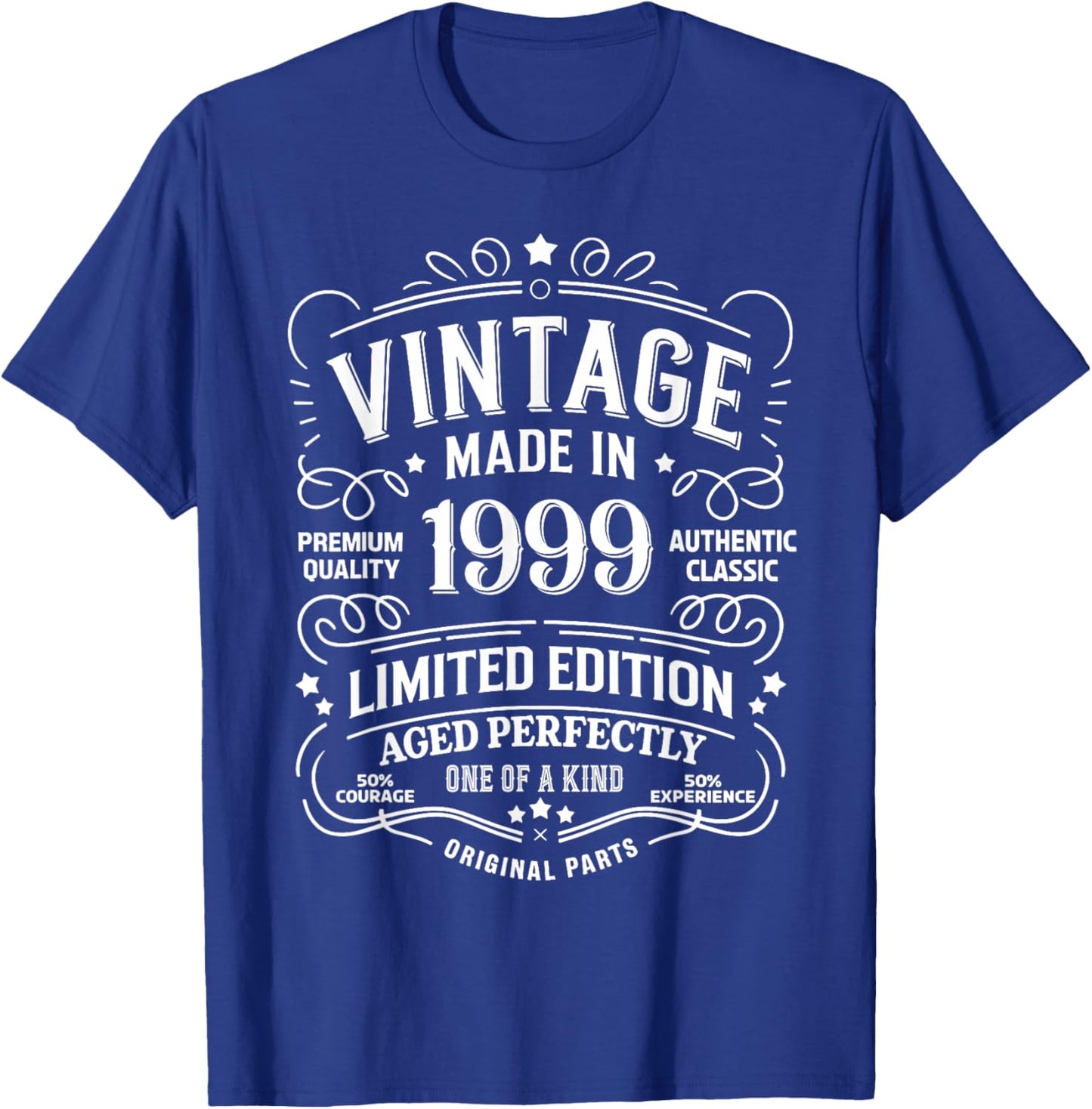 27th Birthday 1999 Birthday Gifts Women T-Shirt - T-Shirt | Royal