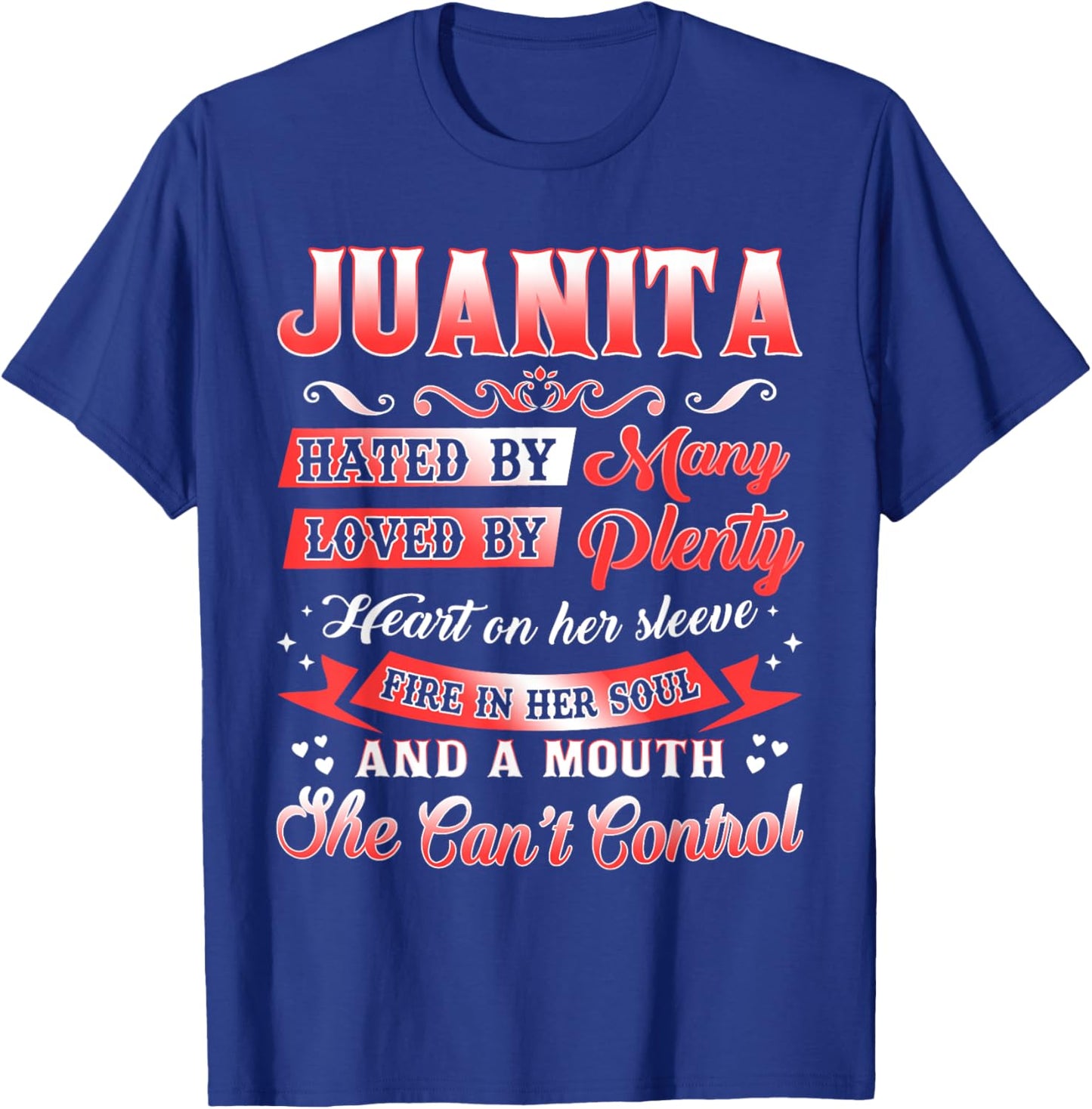 Juanita Name Shirt Personalized Juanita First Name T-Shirt - T-Shirt | Royal