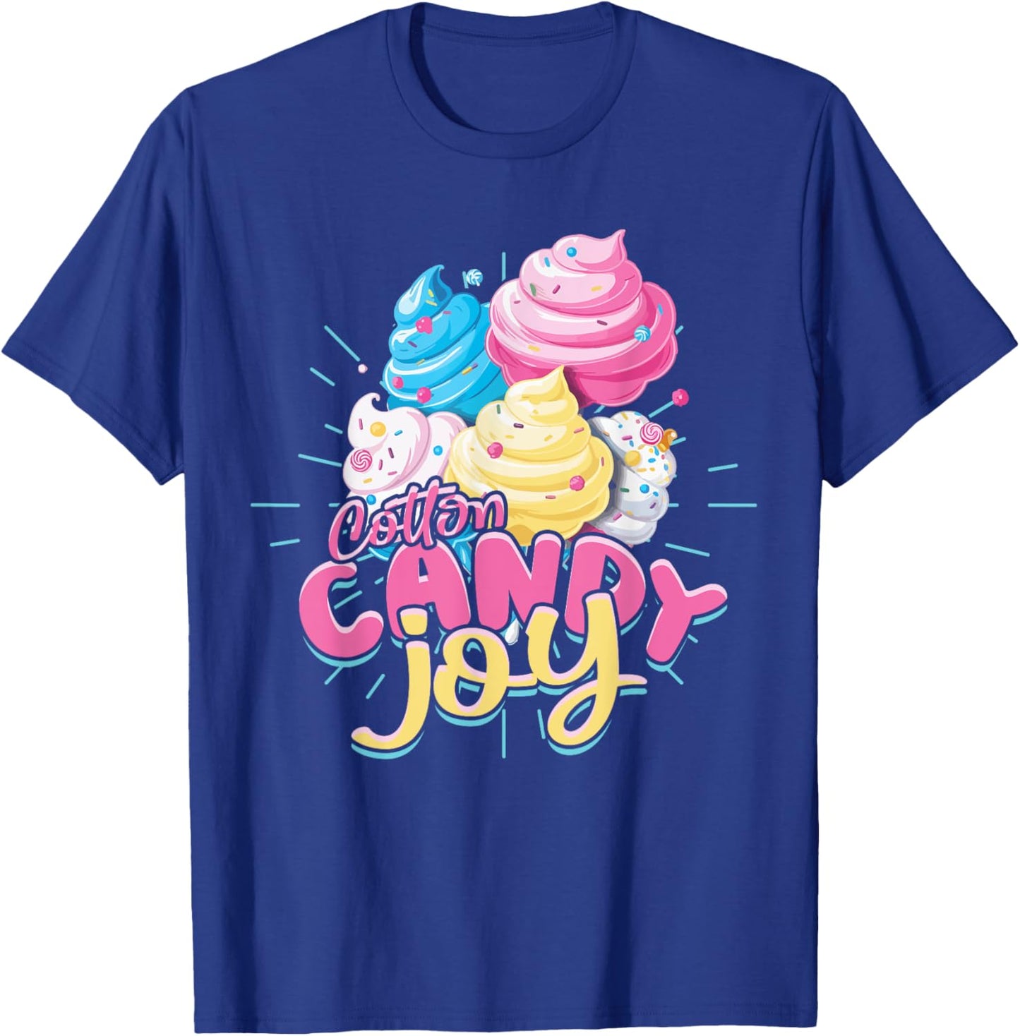 Candy Confectionery Cotton Candy Joy T-Shirt - T-Shirt | Royal