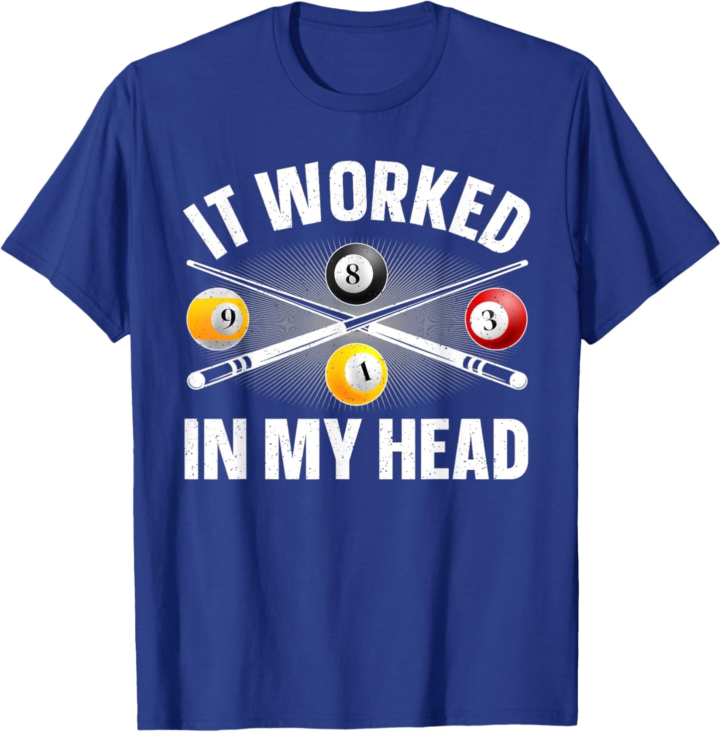 Funny Pool Design Women Billiards Lover Pool Player T-Shirt - T-Shirt | Royal