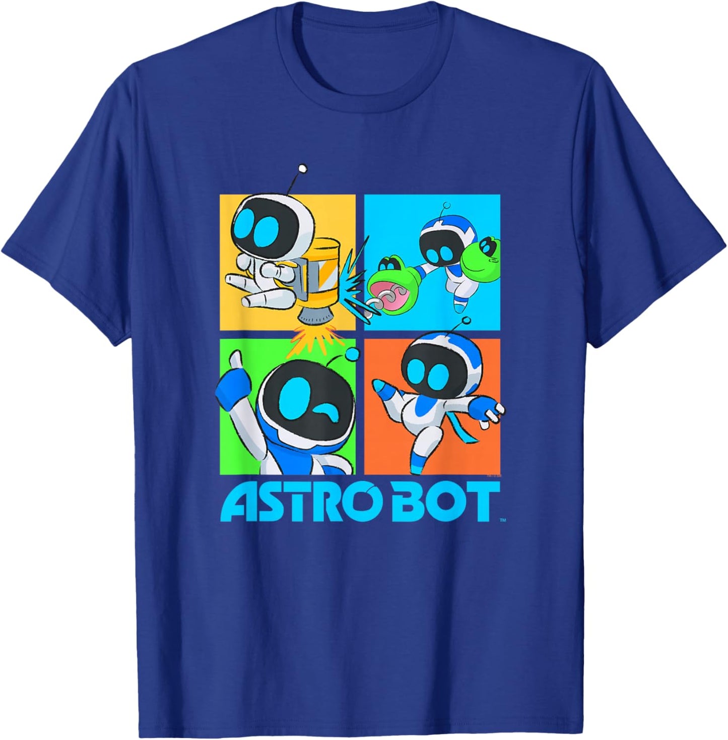 Astro Bot Rescue Mission Fighting Pose Video Game T-Shirt - T-Shirt | Royal