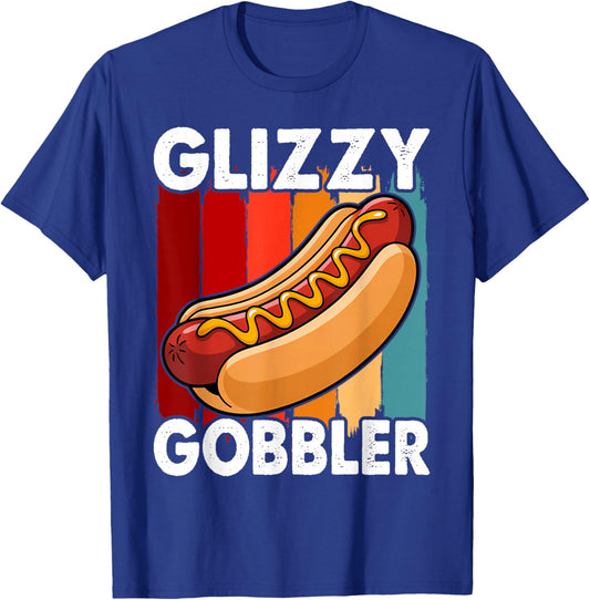 Funny Hot - Dog Glizzy Gobbler Number One Glizzy Gladiator T-Shirt - T-Shirt | Royal