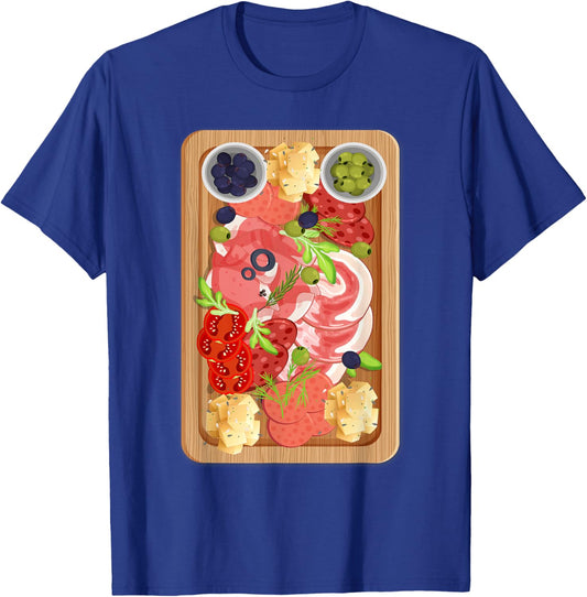Couple Costume, Best Friend Costume, Charcuterie Board T-Shirt - T-Shirt | Royal