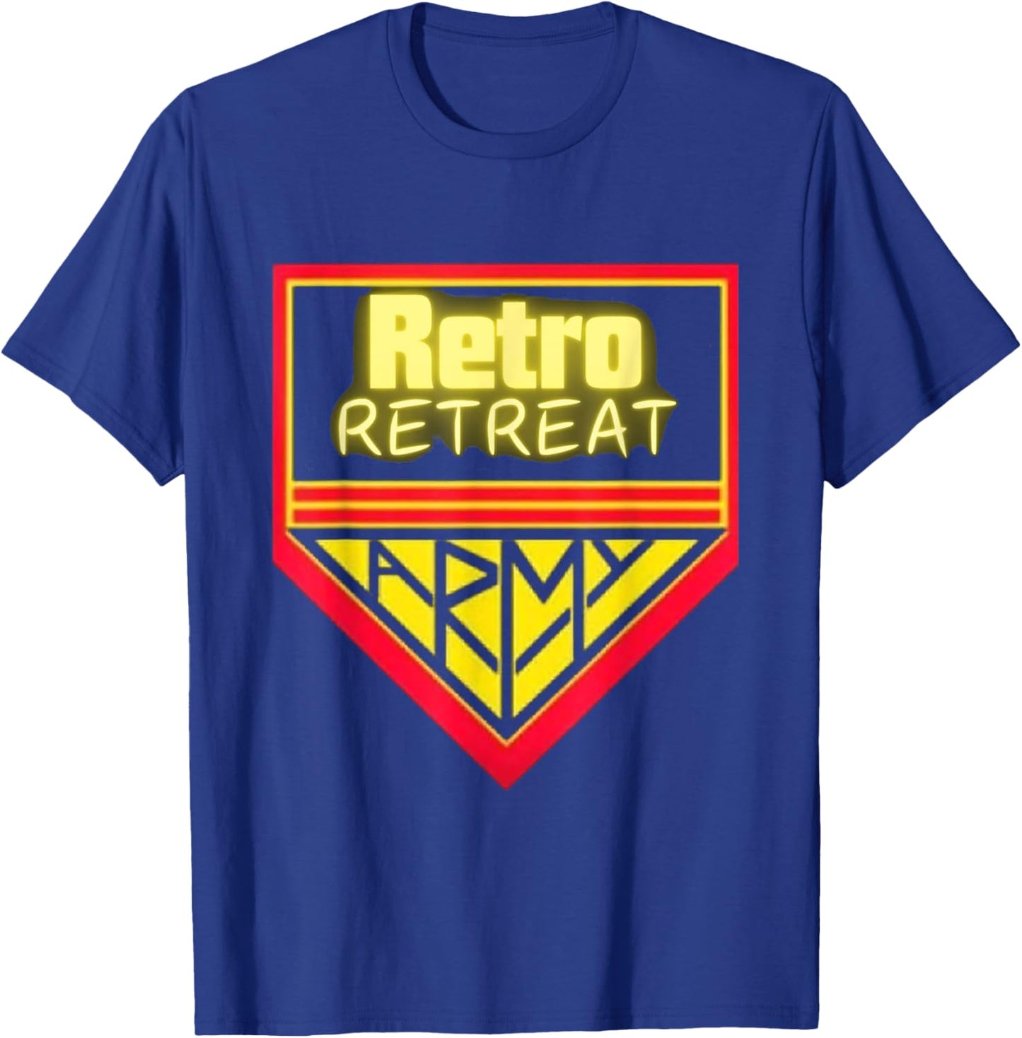 Join the Retro Retreat Army – Trendy T-Shirt - T-Shirt | Royal