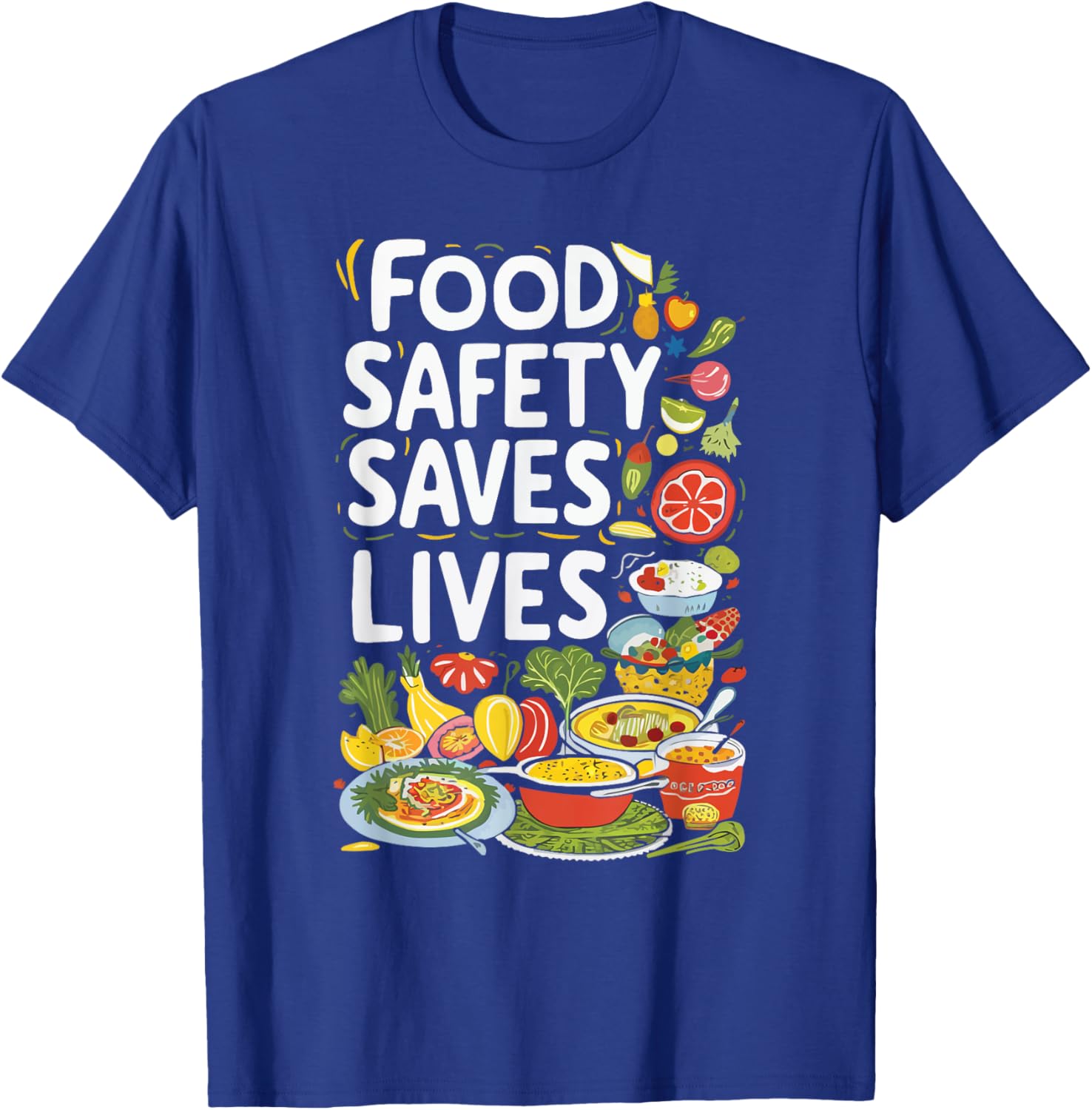 Food Safety Manager Proper Hygiene Job Profession T-Shirt - T-Shirt | Royal