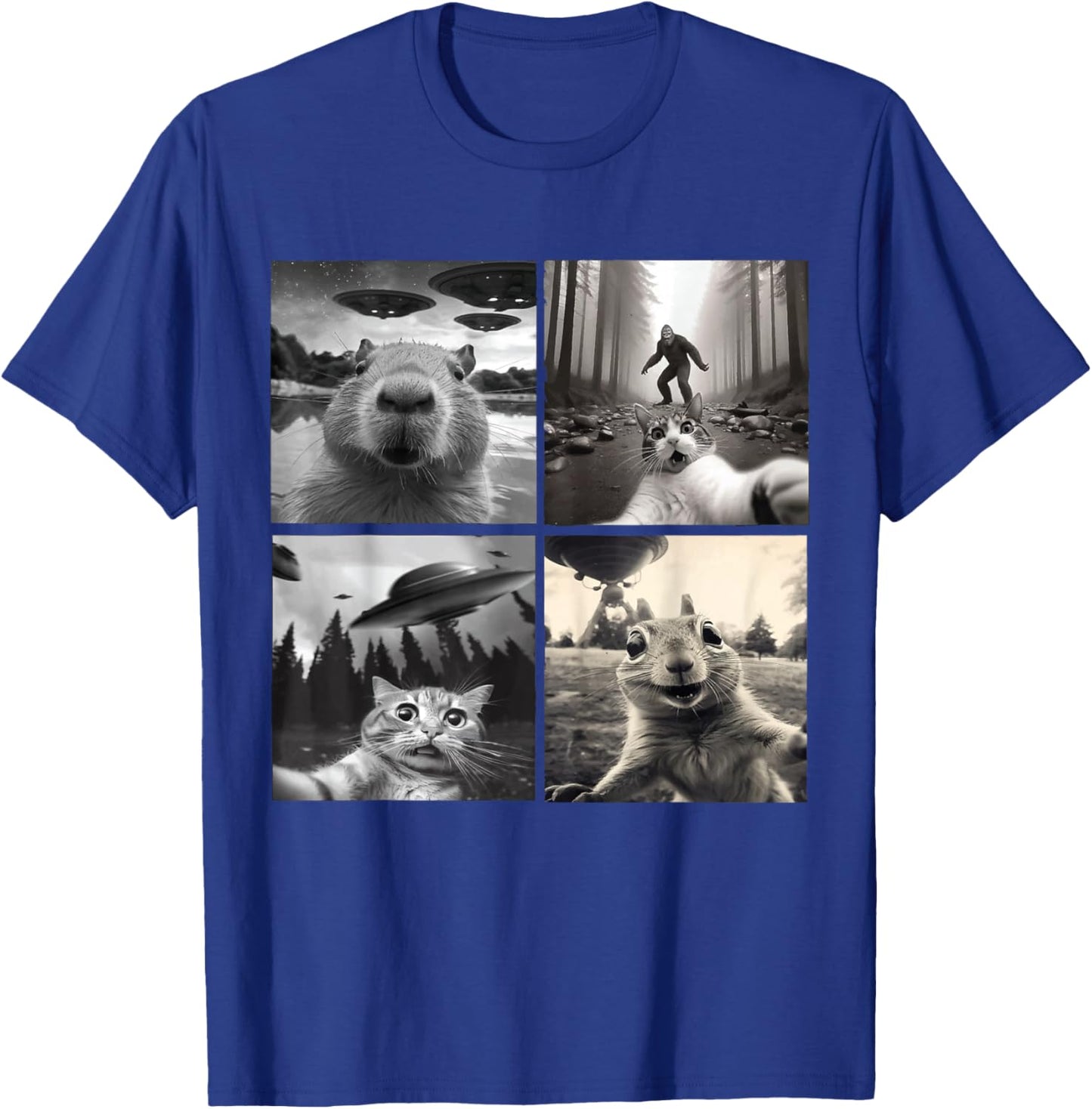 Funny Graphic Selfies For Boys Girls T-Shirt - T-Shirt | Royal