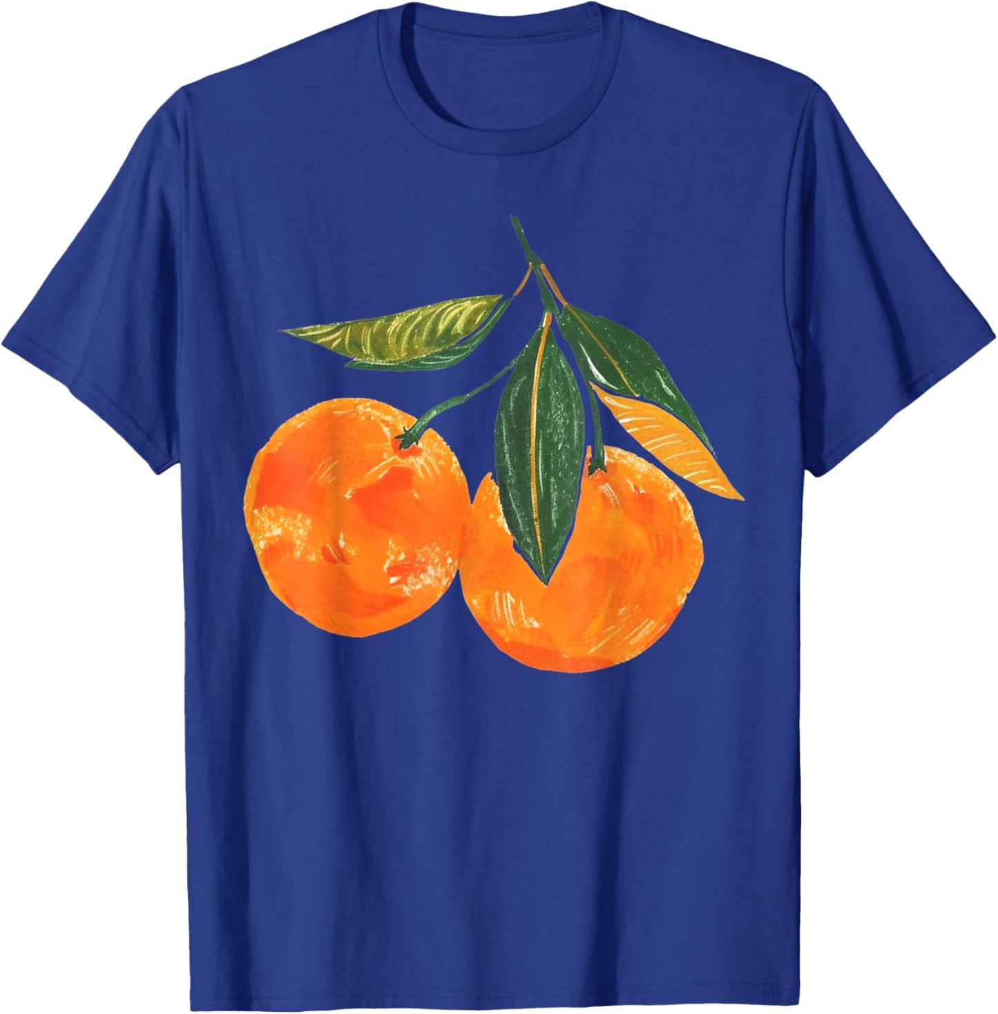 Vintage Graphic Fruit Orange Aesthetic Boho Juicy Men Women T-Shirt - T-Shirt | Royal