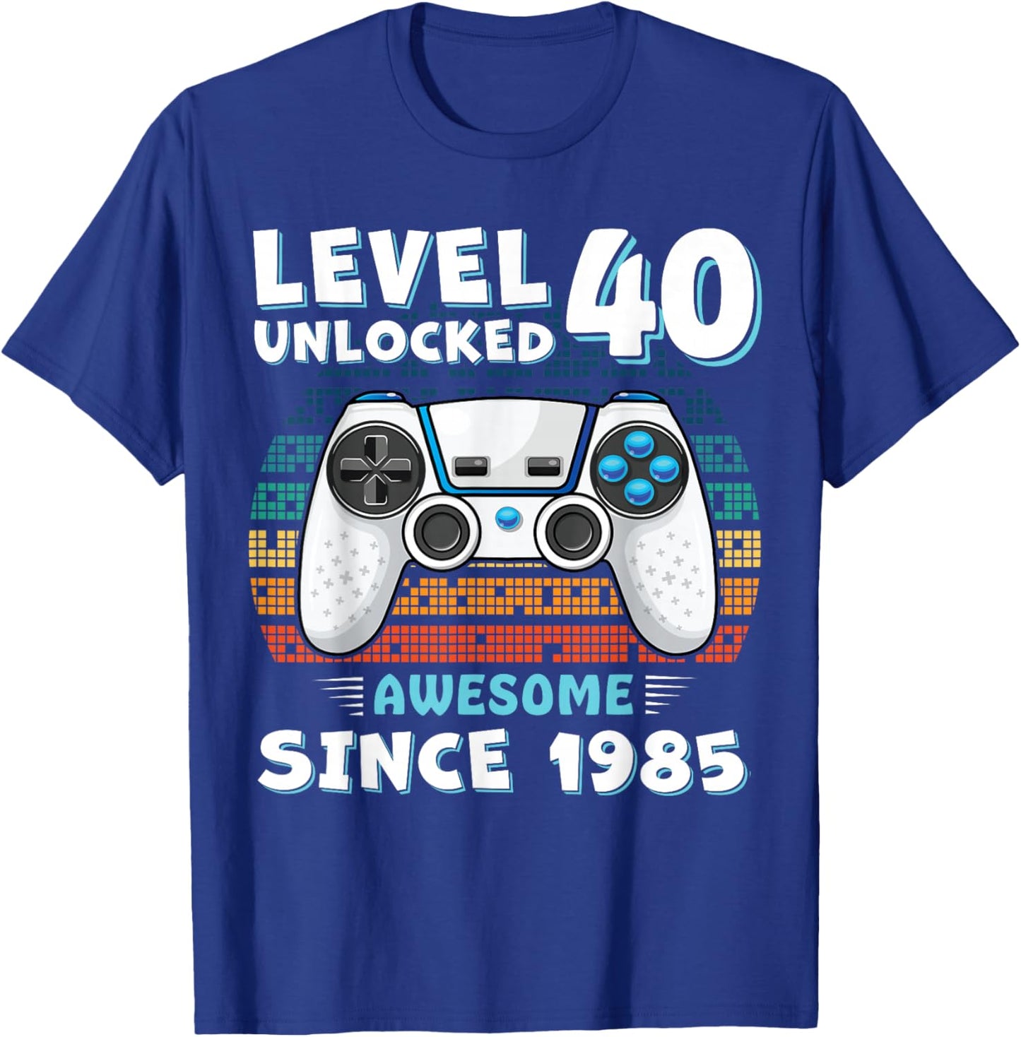 40 Year Birthday Decorations Men Gag 40yr 1985 40th Birthday T-Shirt - T-Shirt | Royal